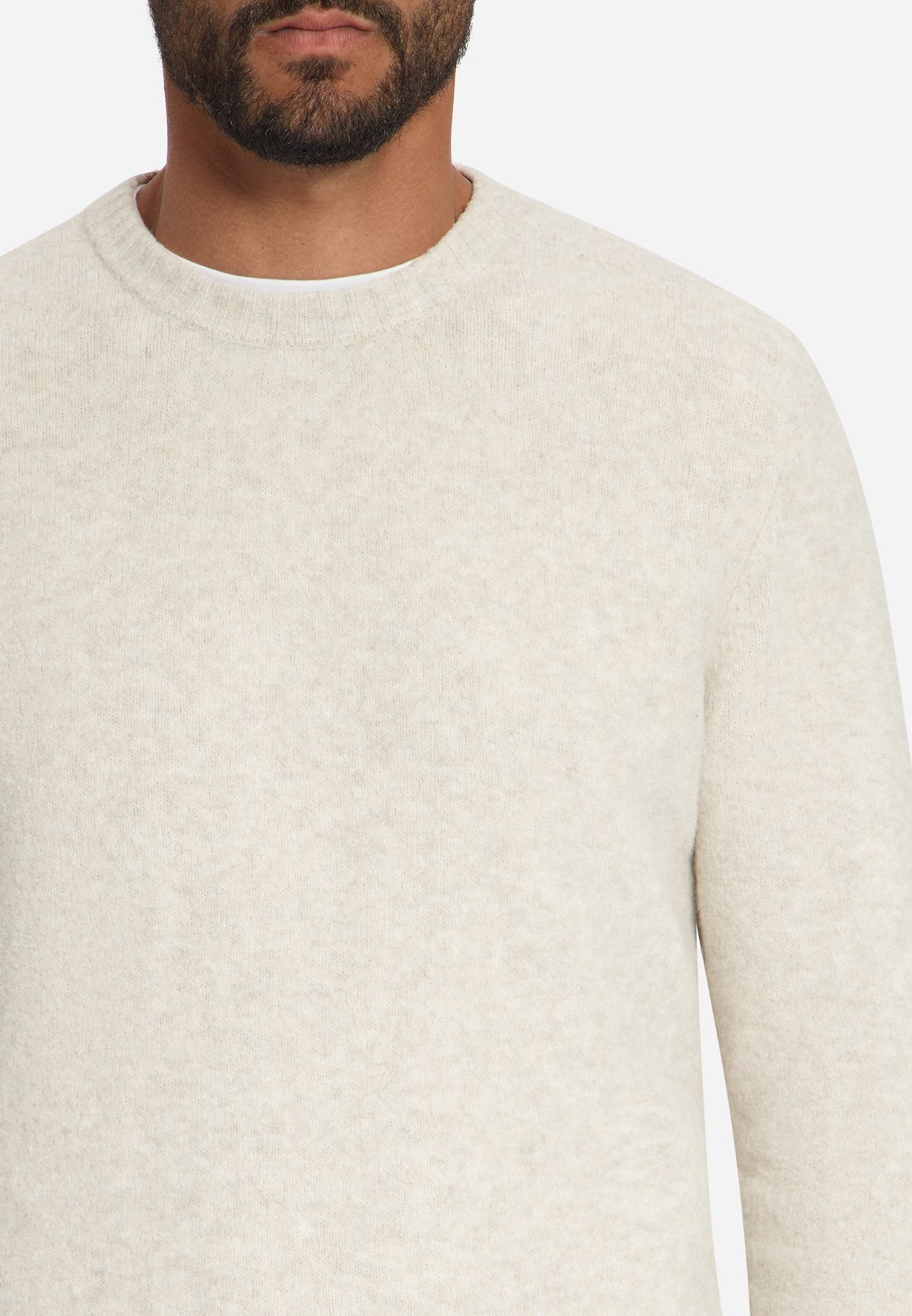No Excess Herren Pullover Stone