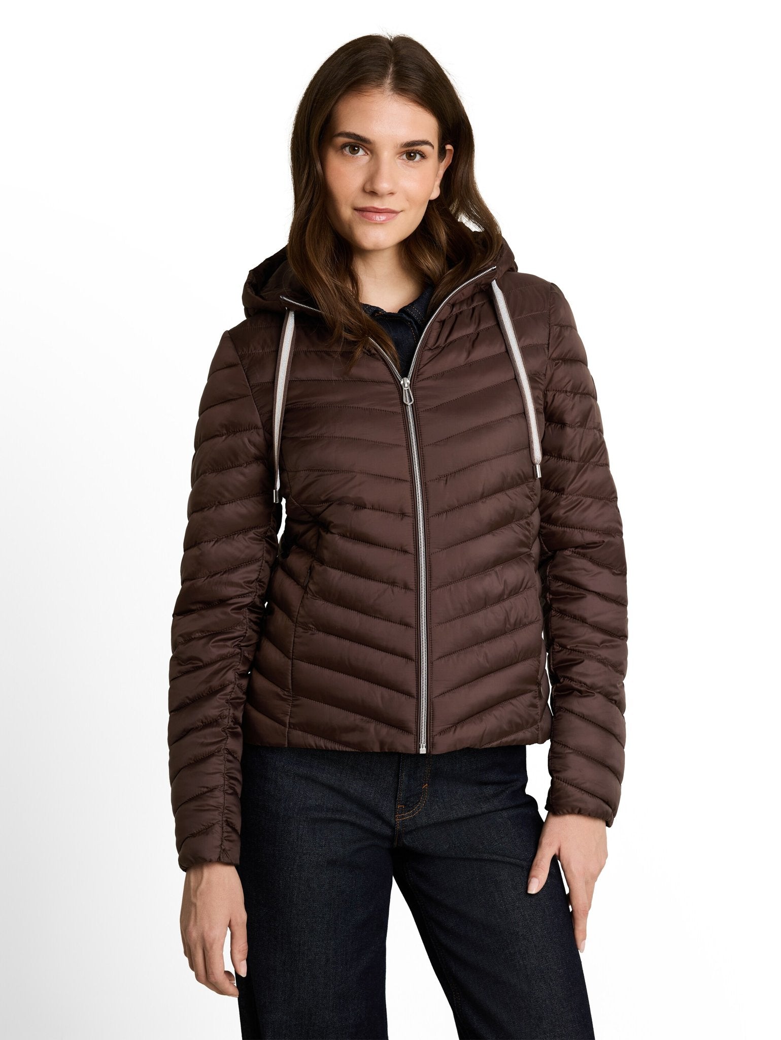 Tom Tailor Damen Jacken Java Dark Brown