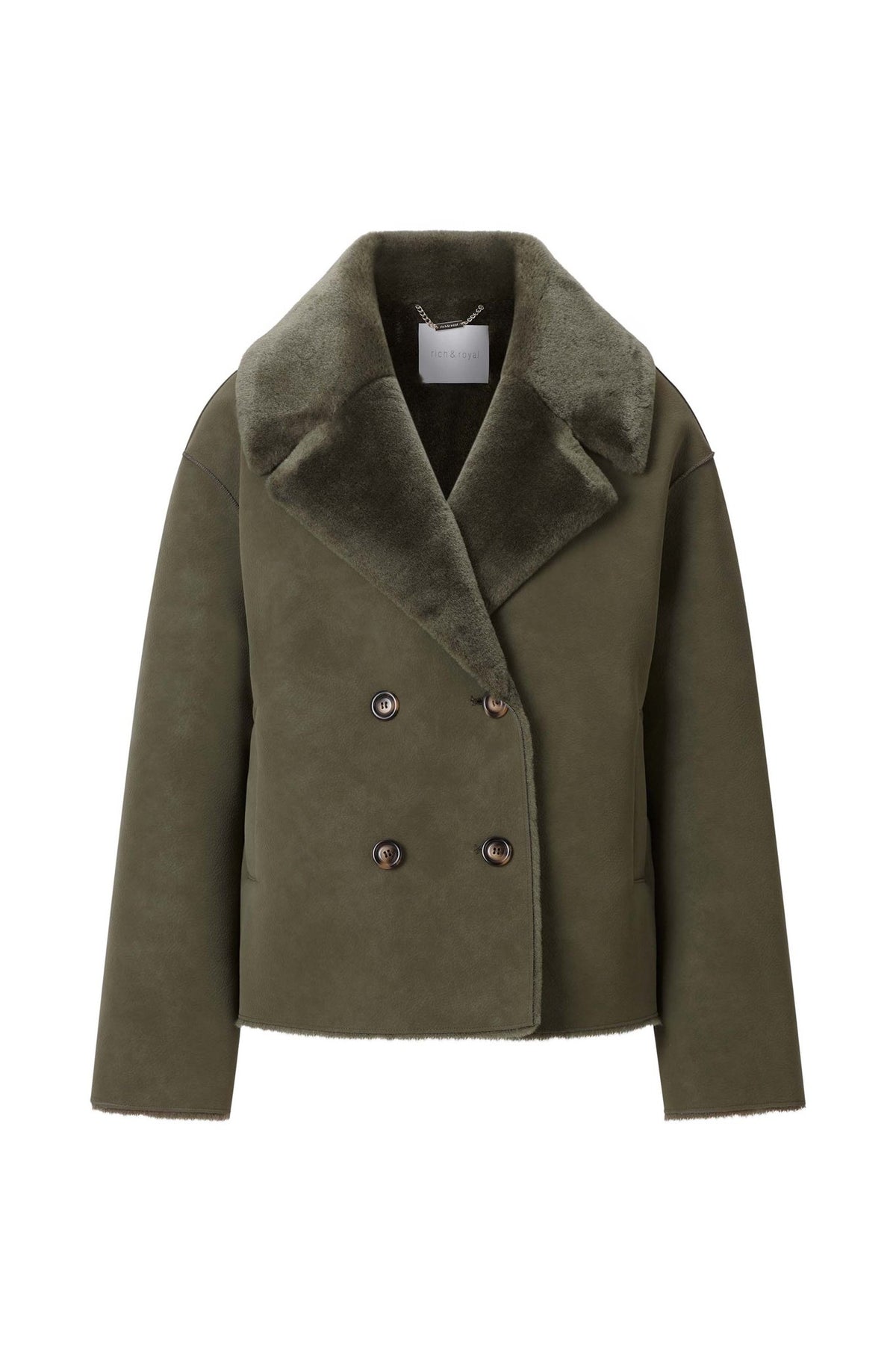 Rich & Royal Damen Strickjacken Golden Moss