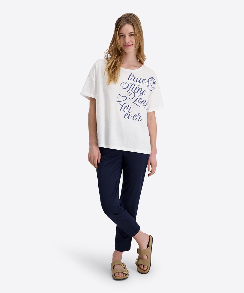 Timezone Damen T-Shirts  Pure Whit