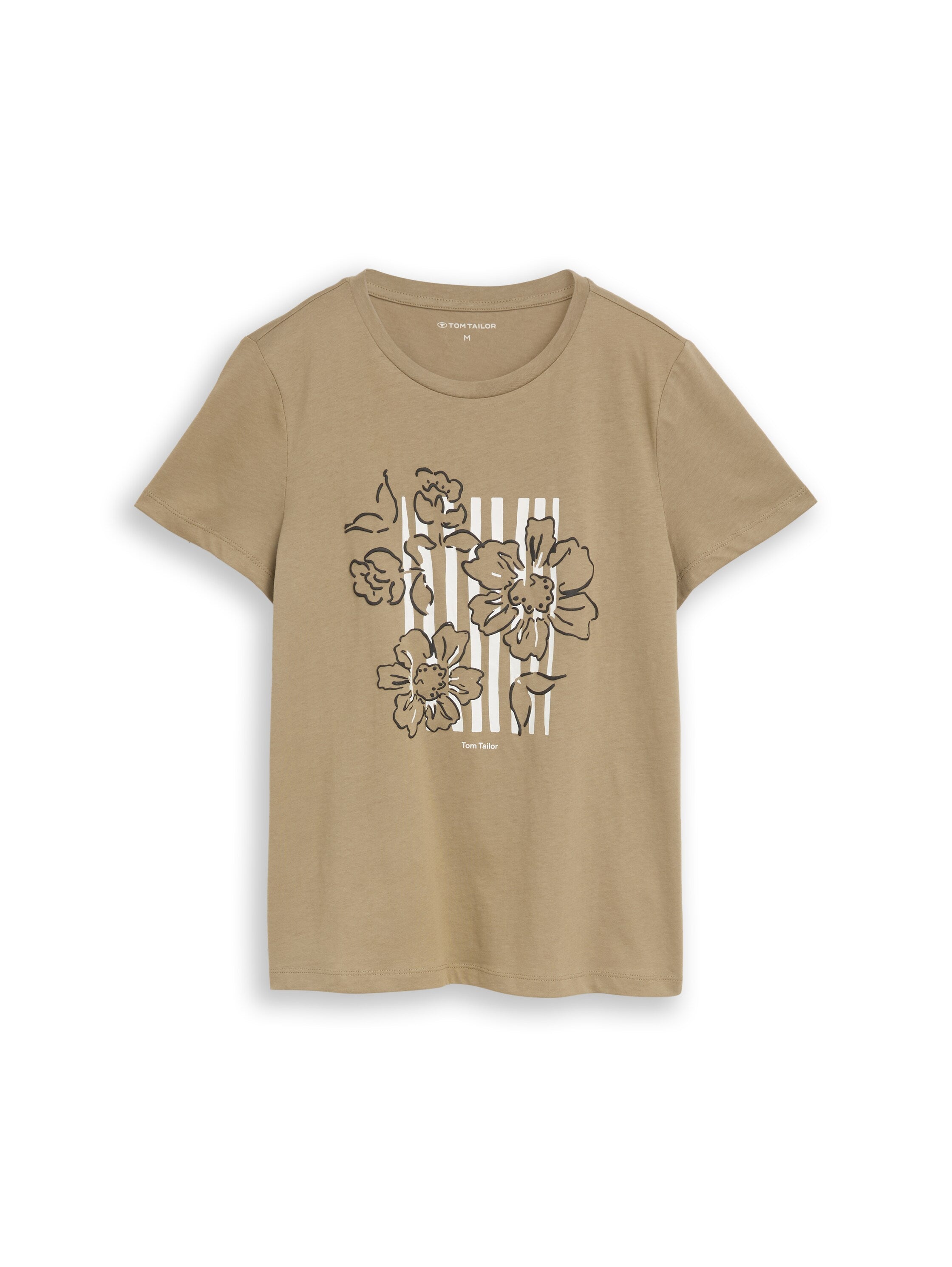 Tom Tailor Damen T-Shirts Silver Olive