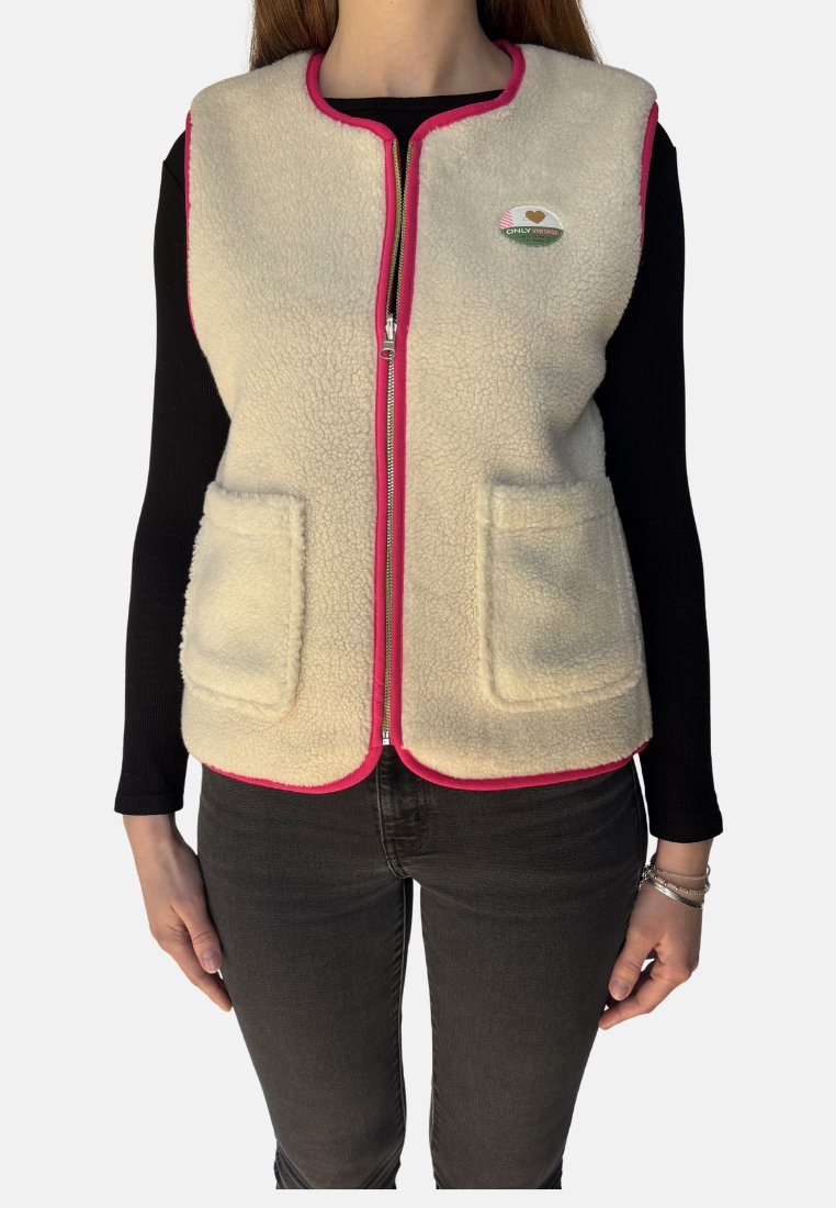 only Damen Outdoorwesten Pink Yarrow/Bat