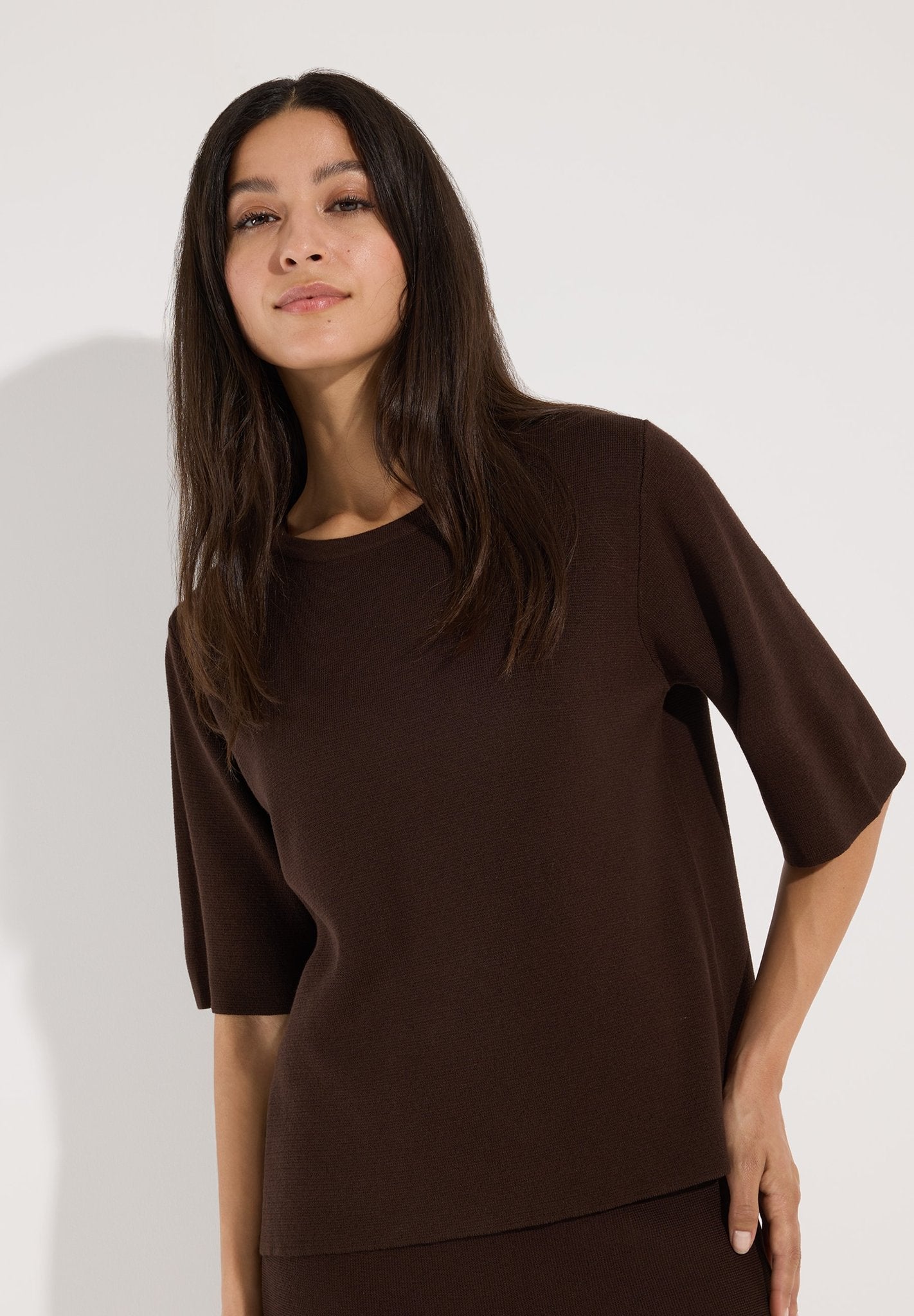 More & More Damen Pullover Espresso B