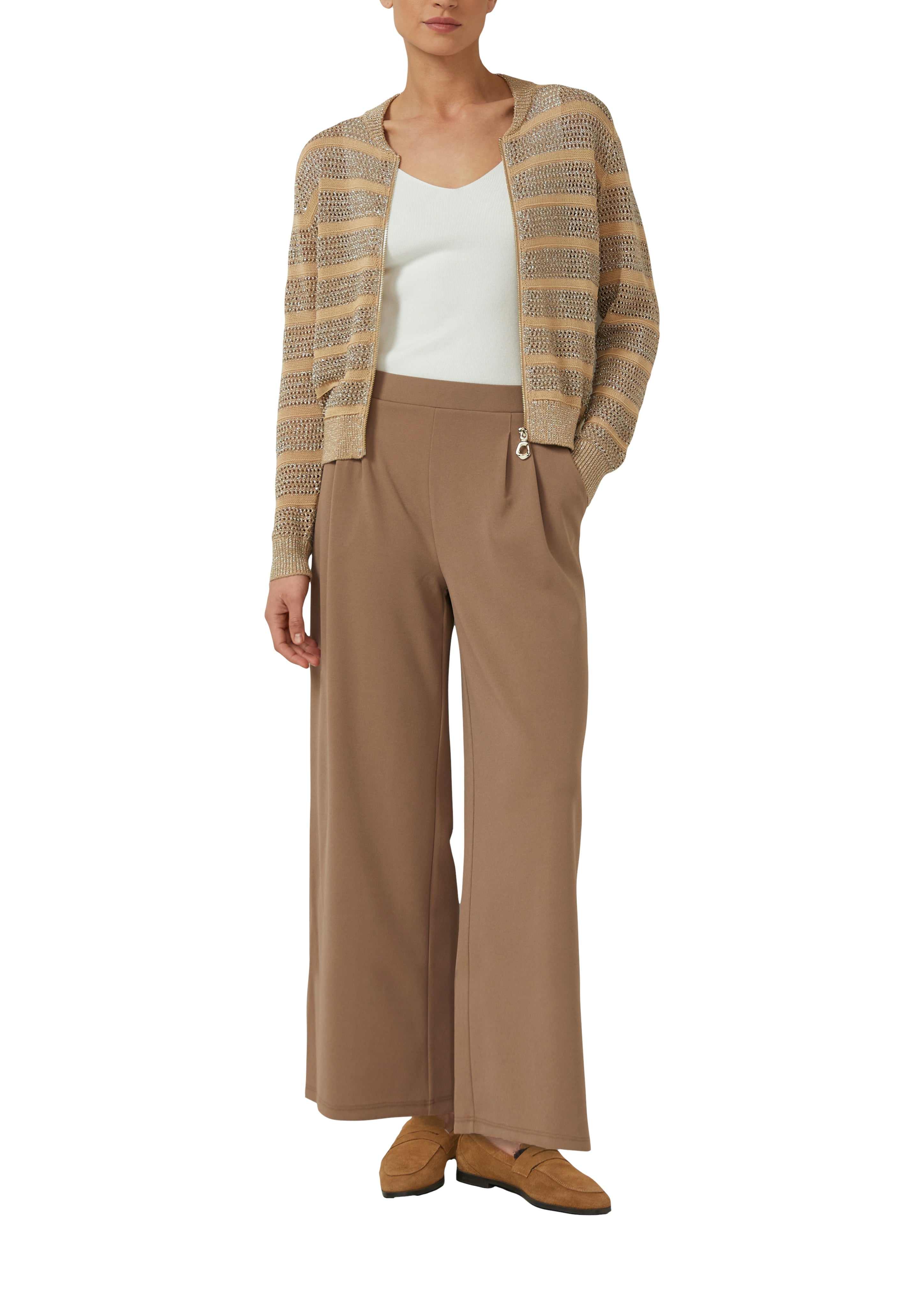 S. Oliver black Damen Strickjacken Brown