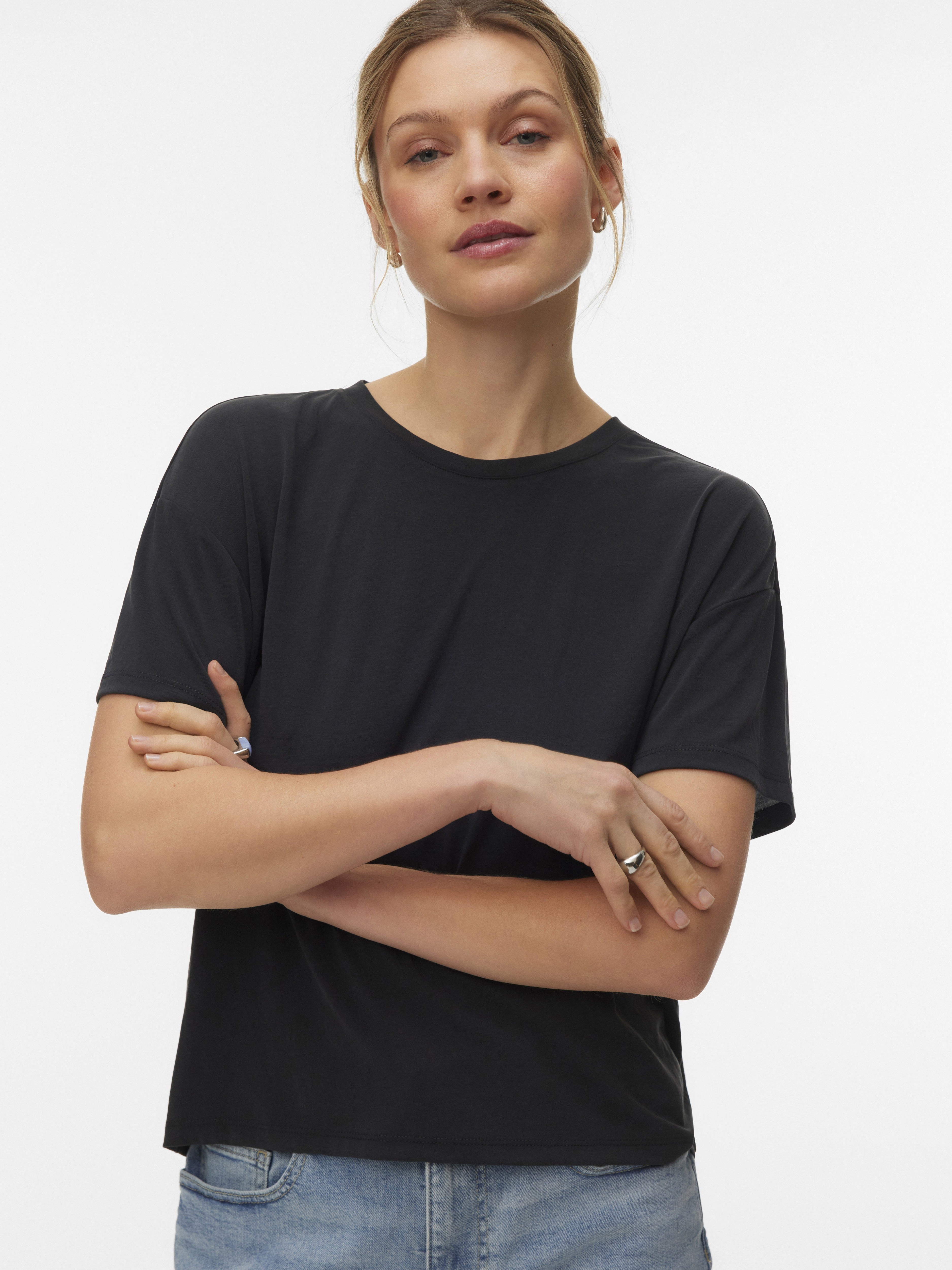 Vero Moda Damen T-Shirts Black