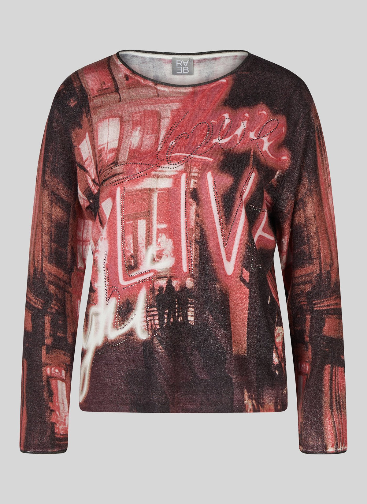 Rabe Damen Pullover Malve
