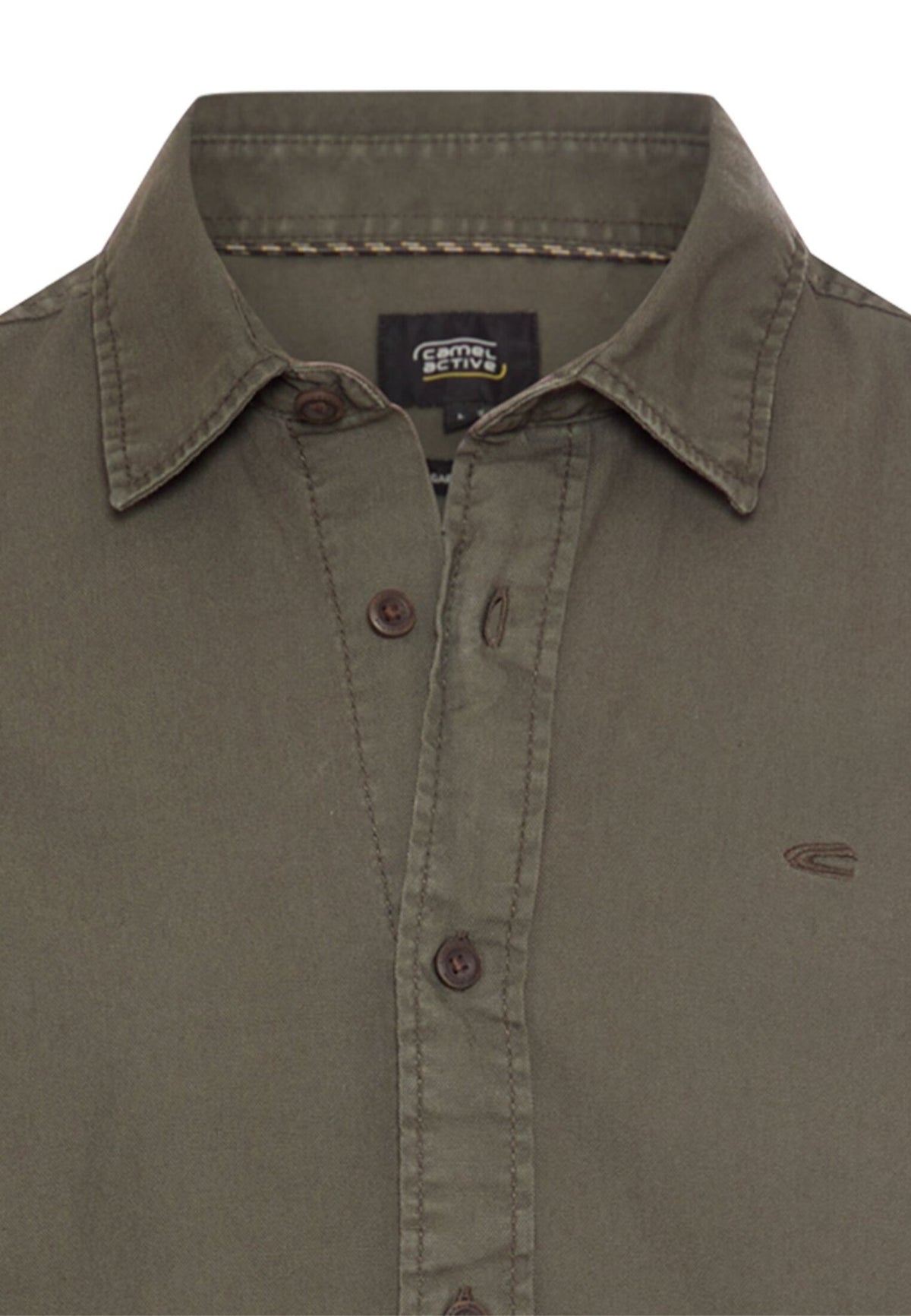 Camel active Herren Hemden  Olive Brown