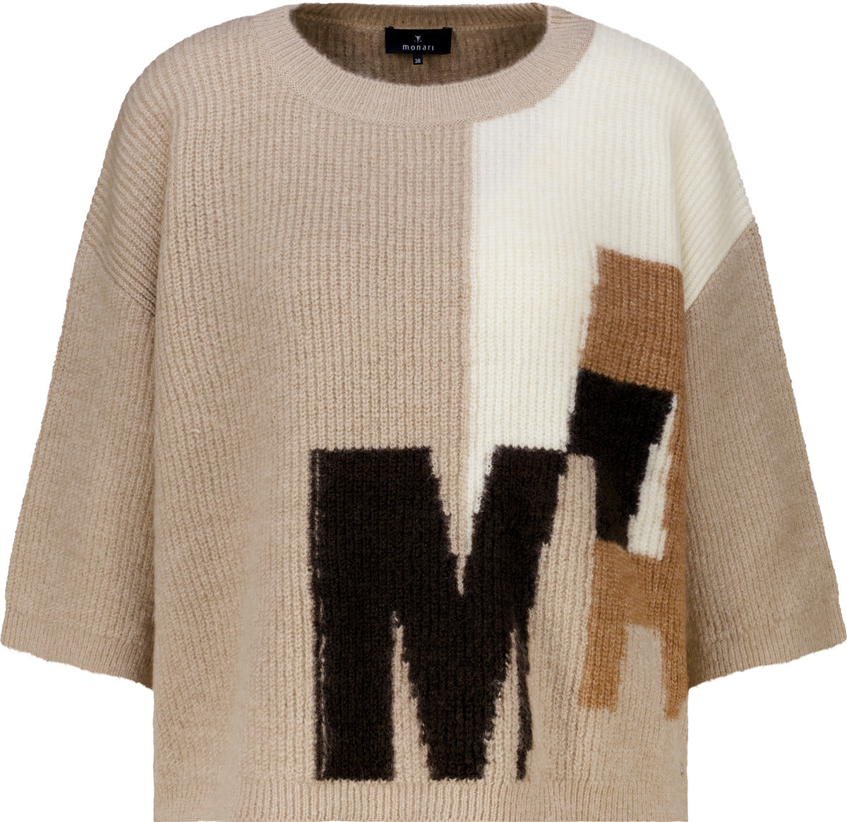 Monari Damen Pullover  Cappuccino