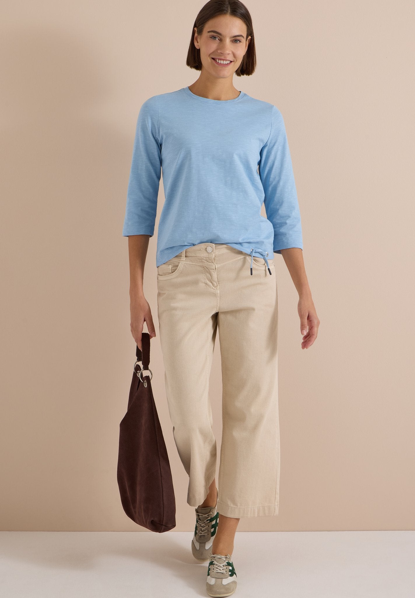 Cecil Damen T-Shirts Easy Blue