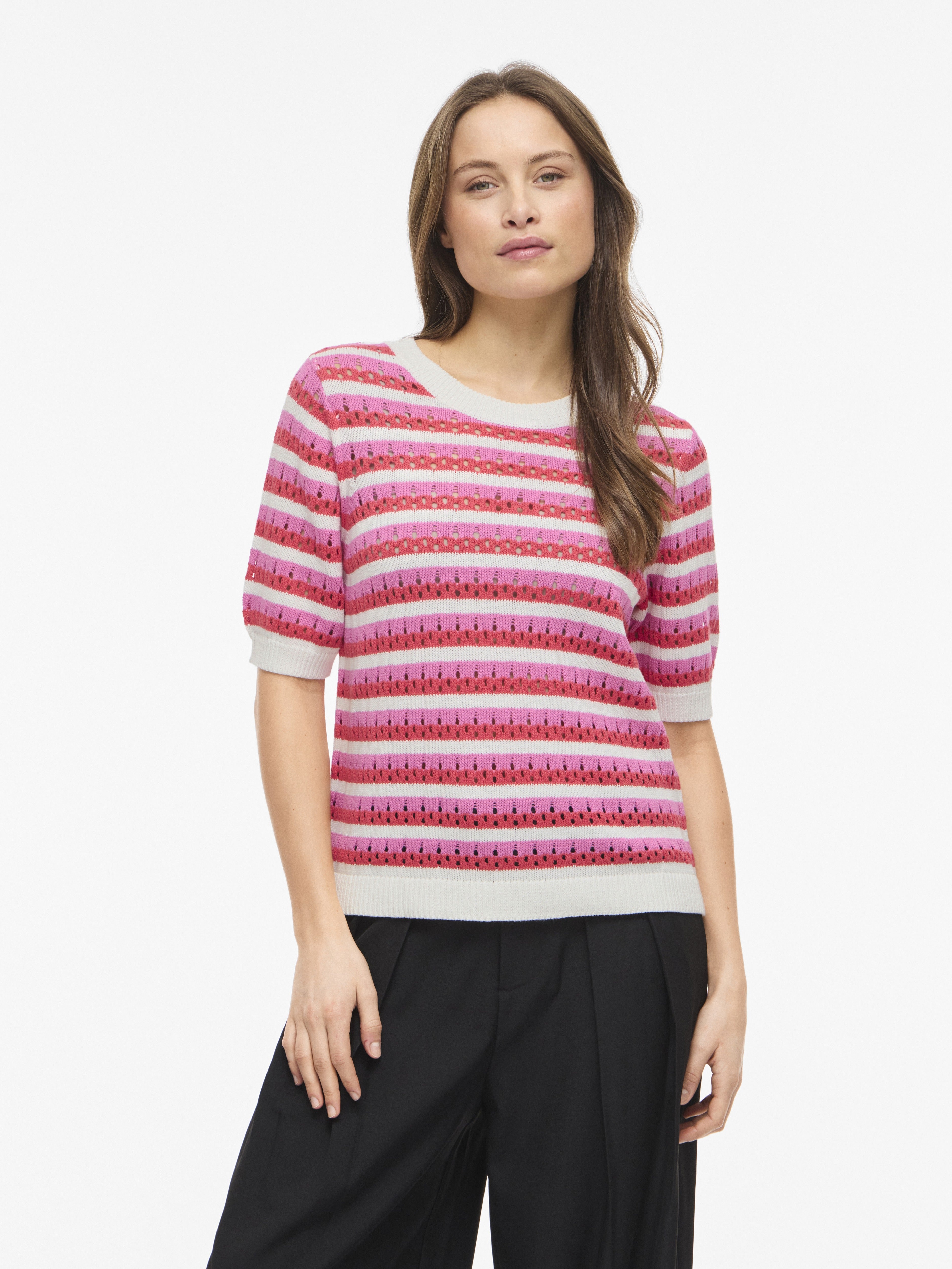 Vila Damen T-Shirt Snow White/Hibi