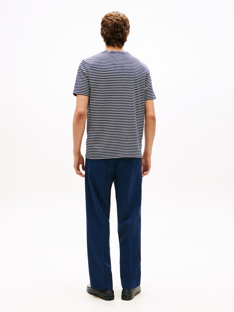 Tommy Hilfiger Herren T-Shirts kurz Bc Blue