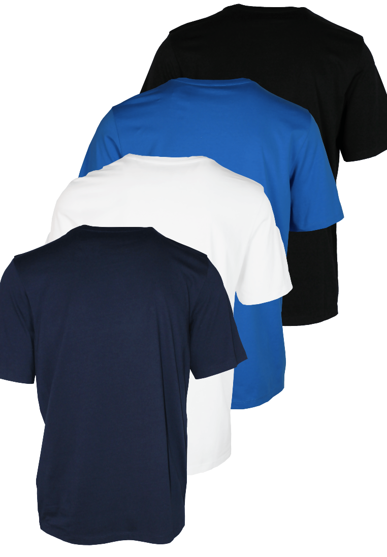 Jack & Jones Herren T-Shirts kurz Navy Blazer/B W