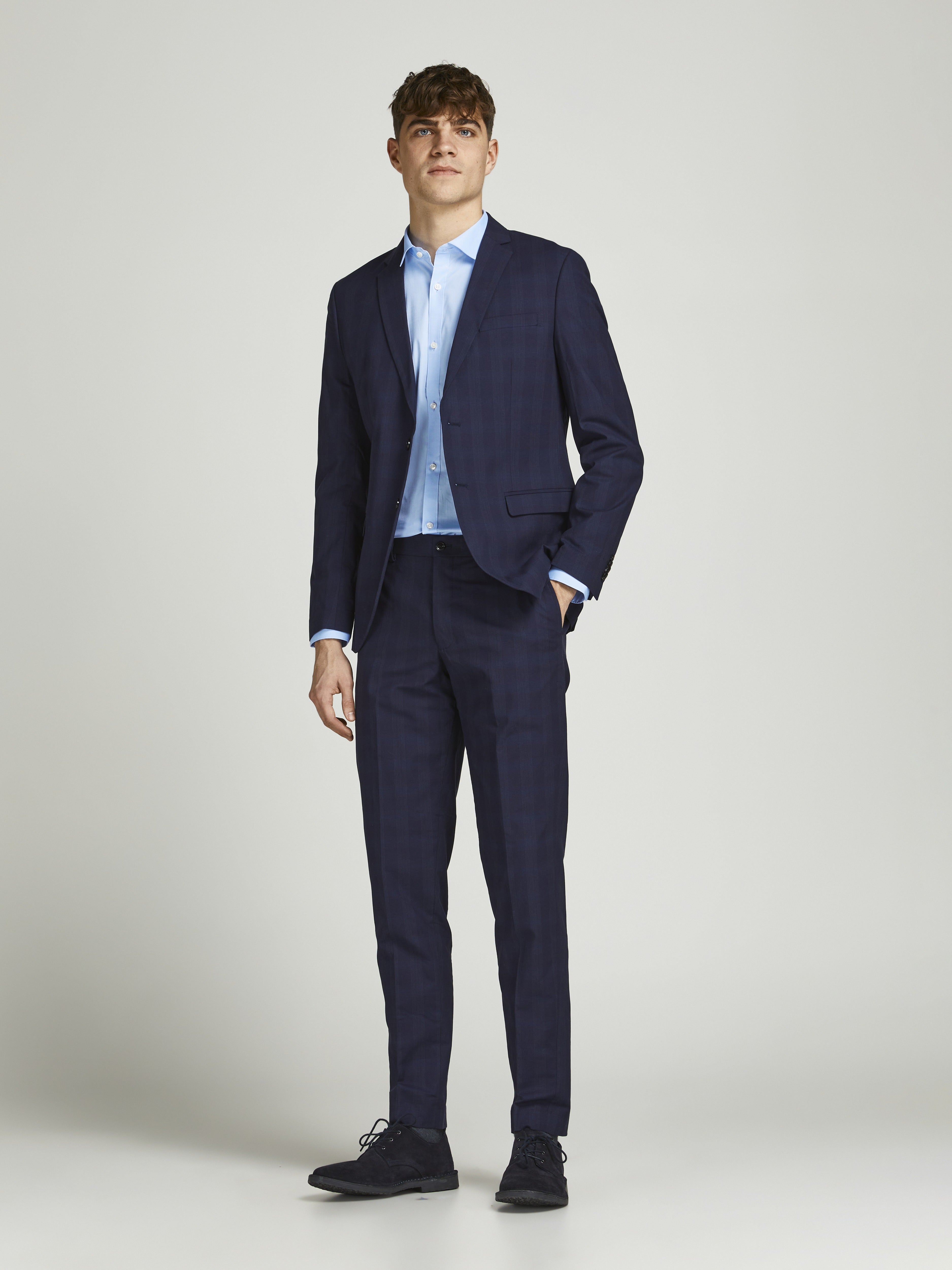 Jack & Jones Herren Hemden Cashmere Blue/S