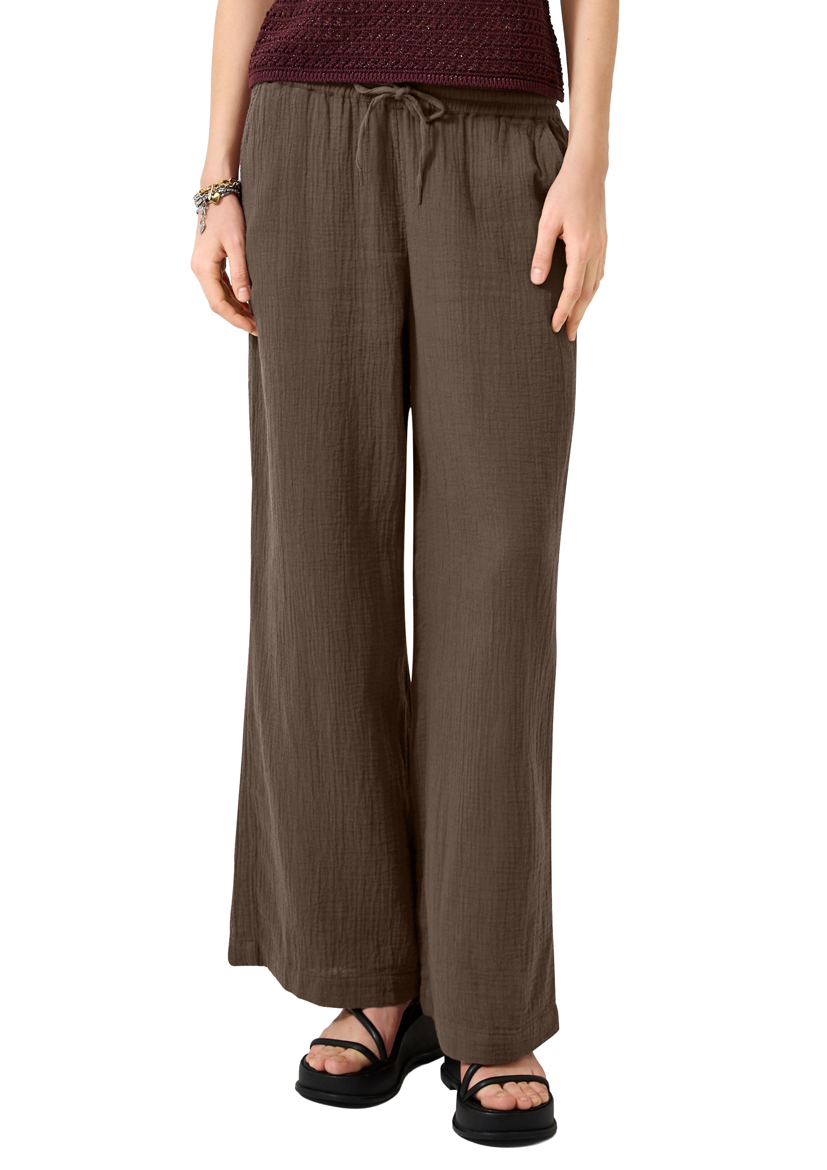 QS by S.Oliver Damen Hosen Brown