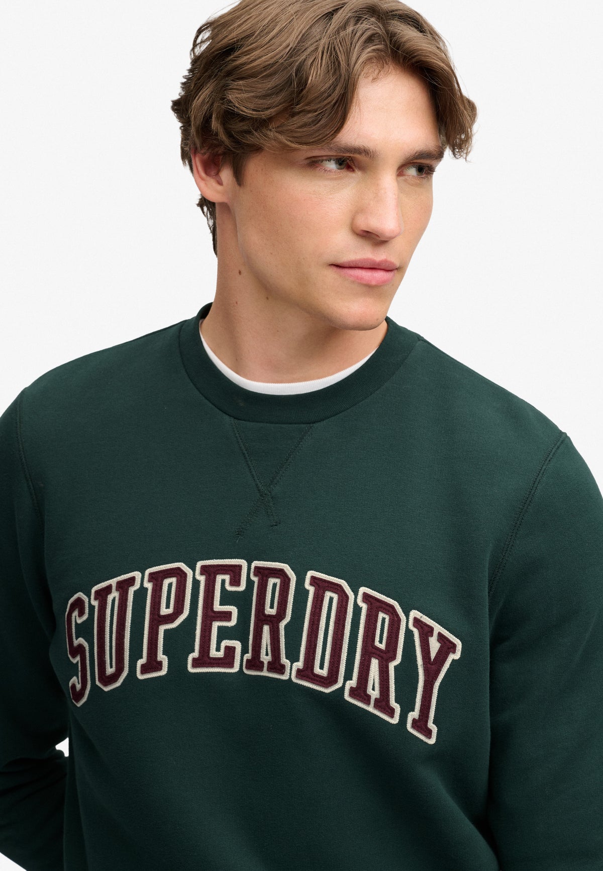 Superdry Herren Sweatshirts E Enamel Gree