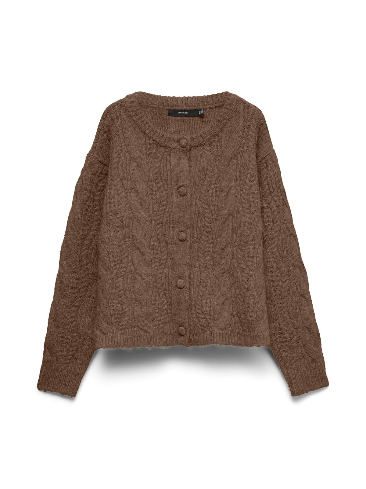 Vero Moda Damen Strickjacken Cocoa Brown/Mel