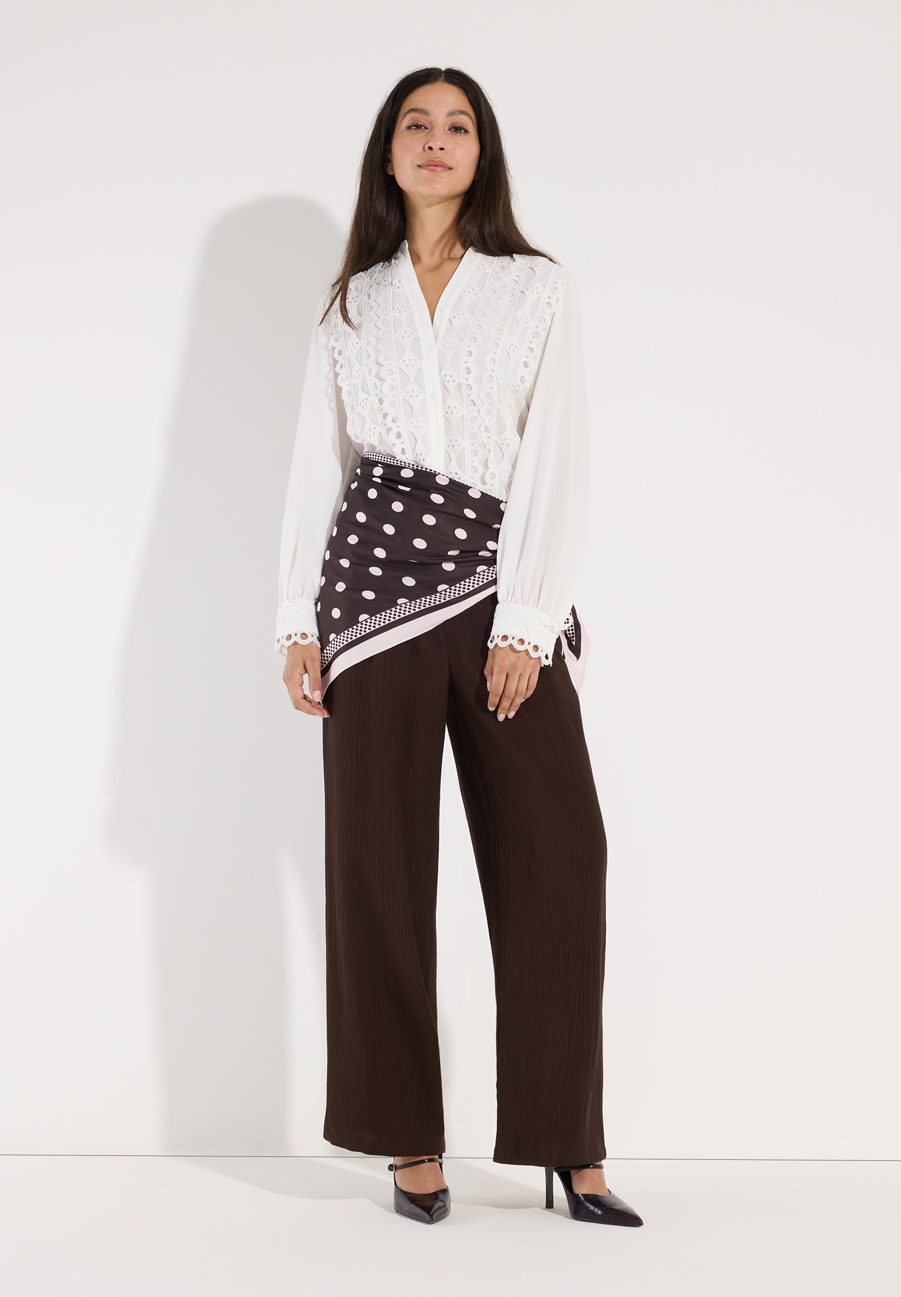 More & More Damen Blusen  Off White