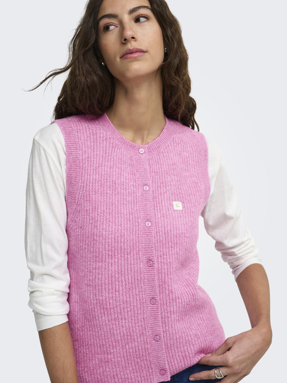 Only Damen Strickjacken Cyclamen/Mel/Fm