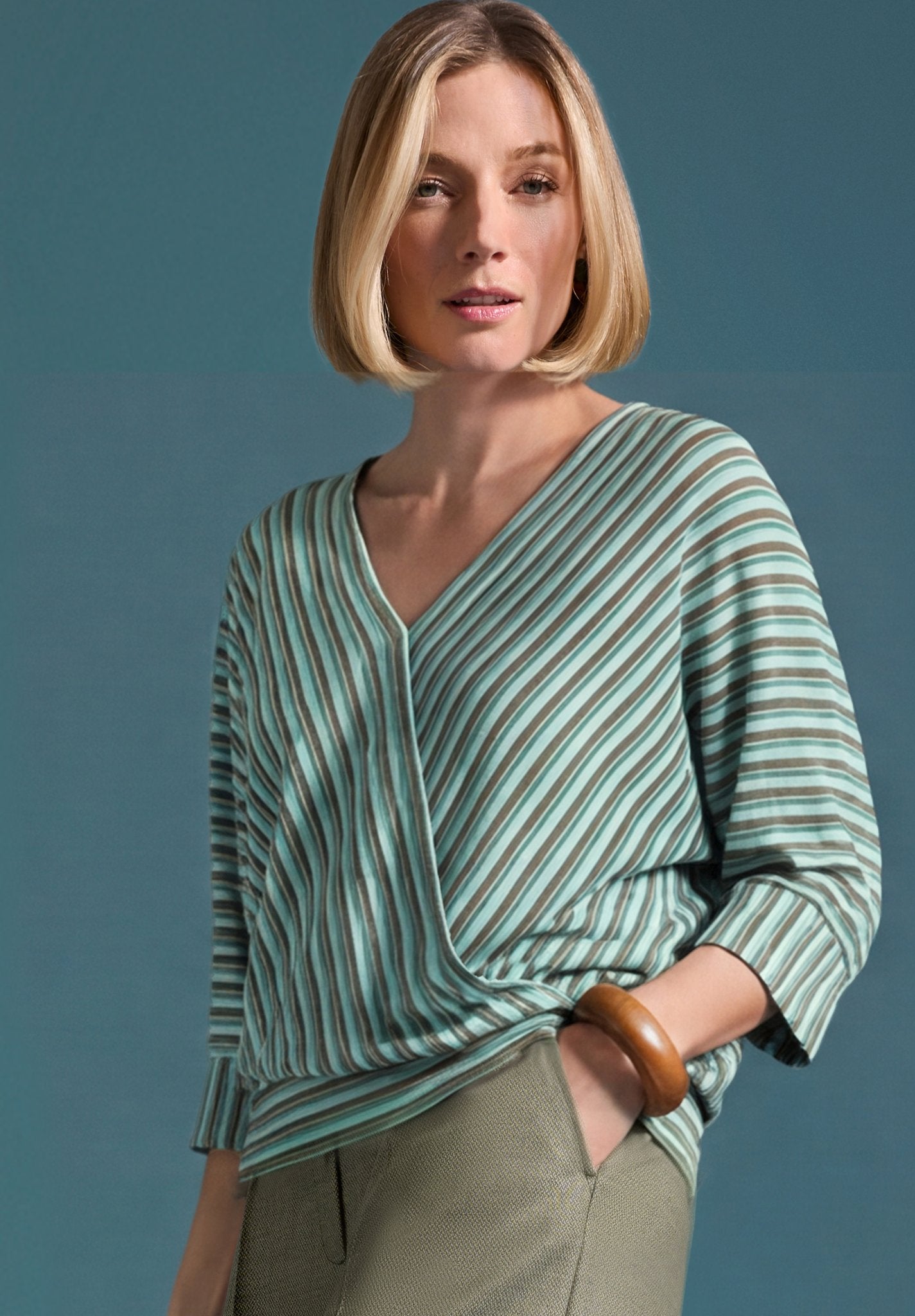Bianca Damen T-Shirts Blue Mix