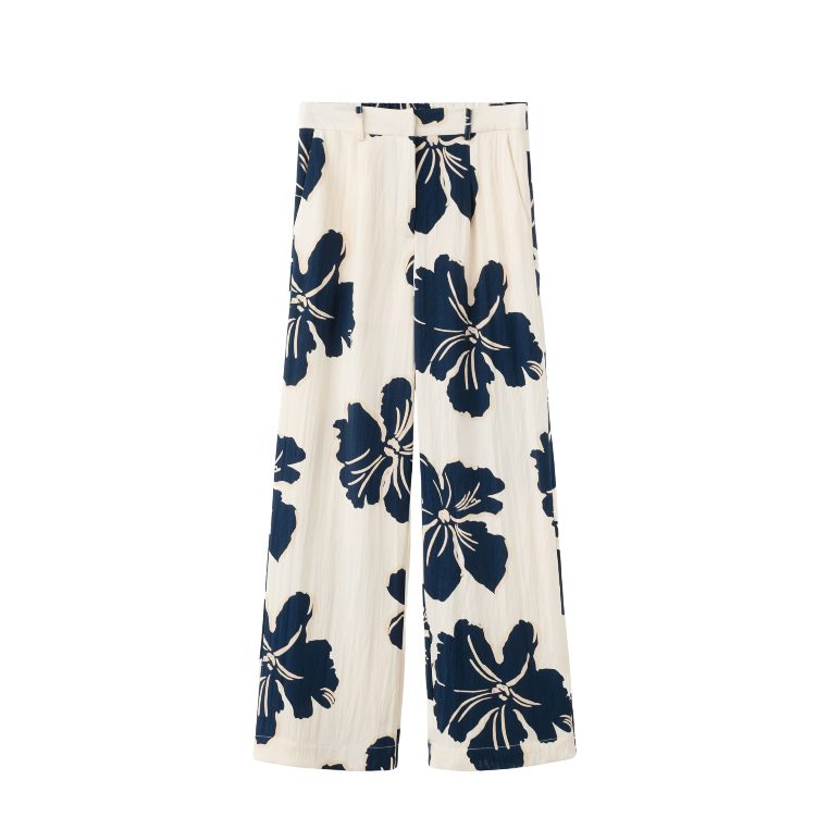 Mango Damen Hosen Offwhite