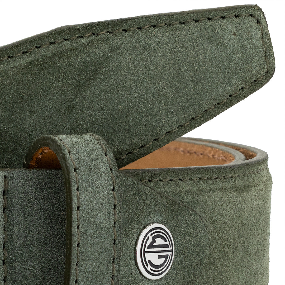 LINDENMANN Herren Gürtel Olive