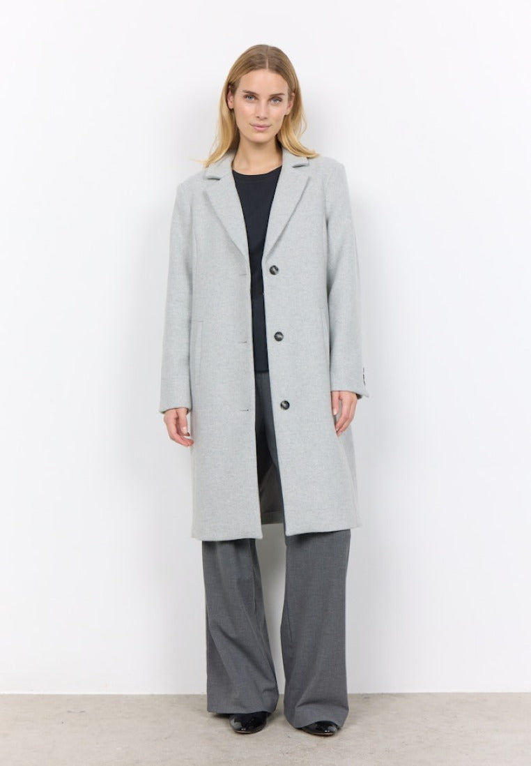 Soya Concept Damen Jacken Lt Grey Melange