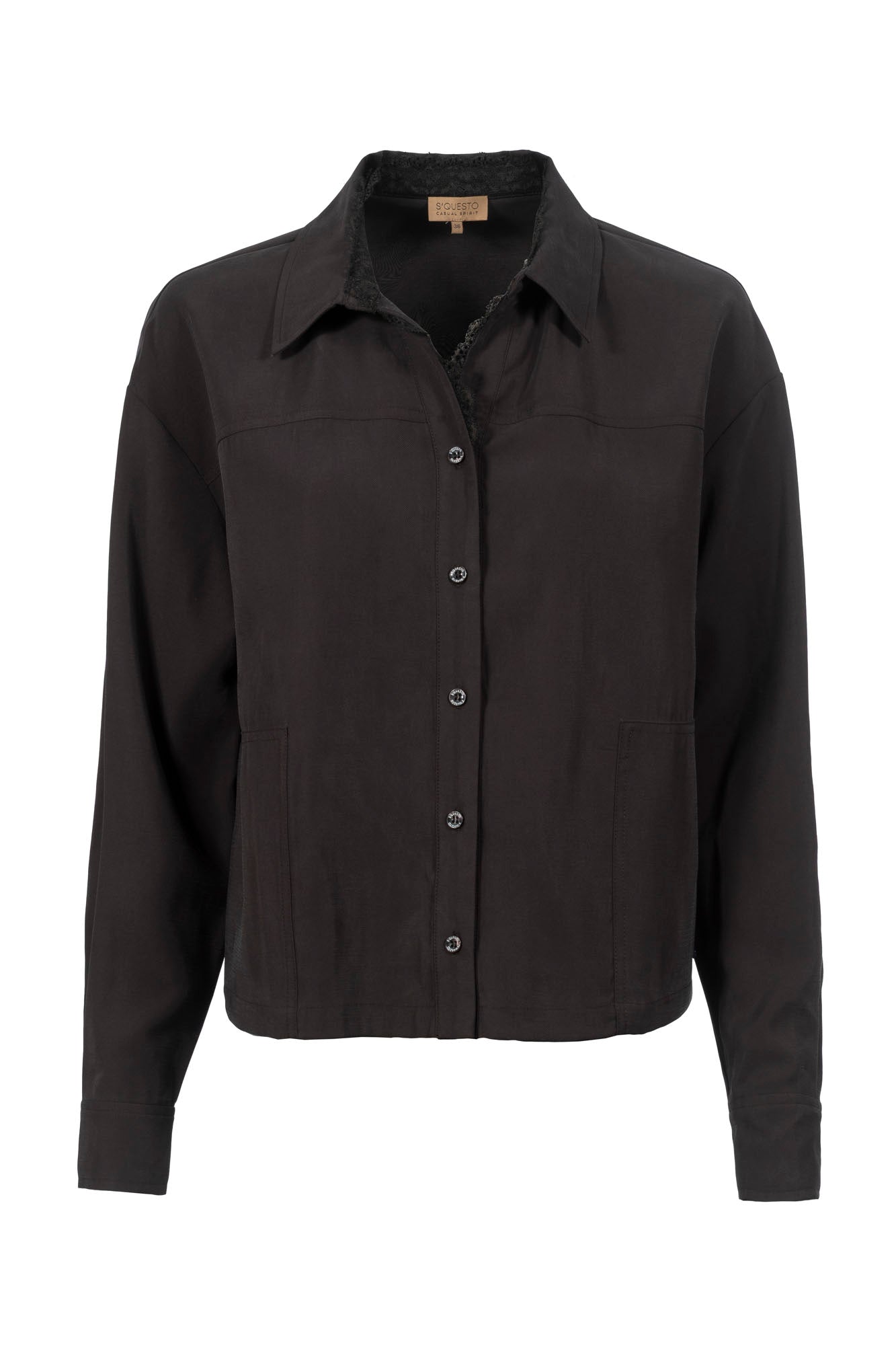 Soquesto Damen Blusen Kaffee