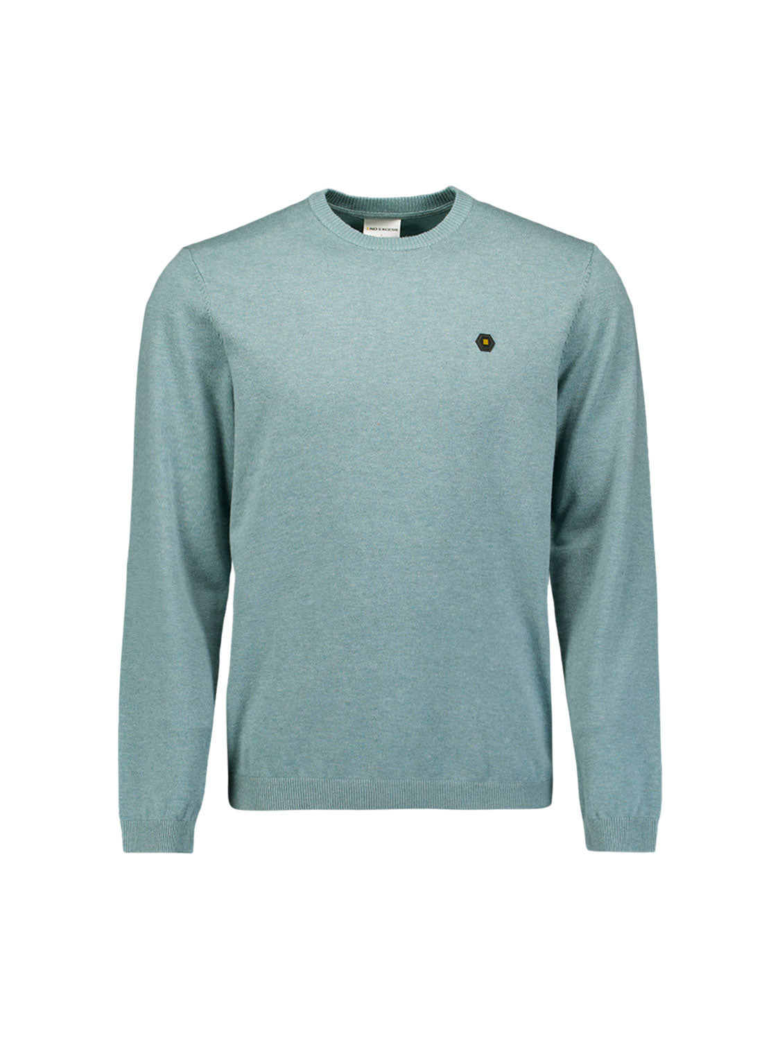 No Excess Herren Pullover Dusty Blue