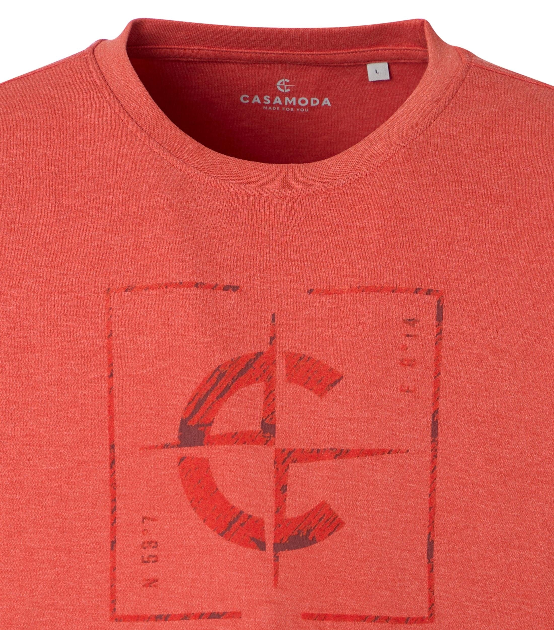 Casa Moda Herren T-Shirts kurz  Rot
