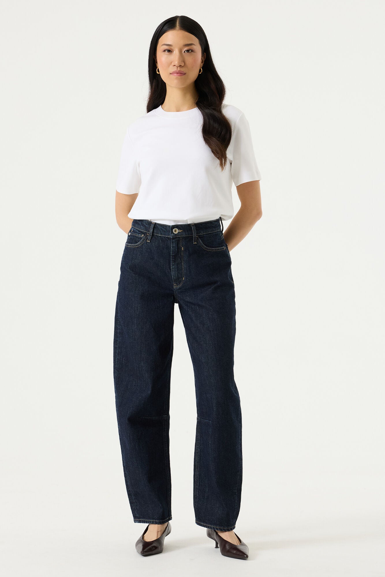 Garcia Damen Jeans Rinsed