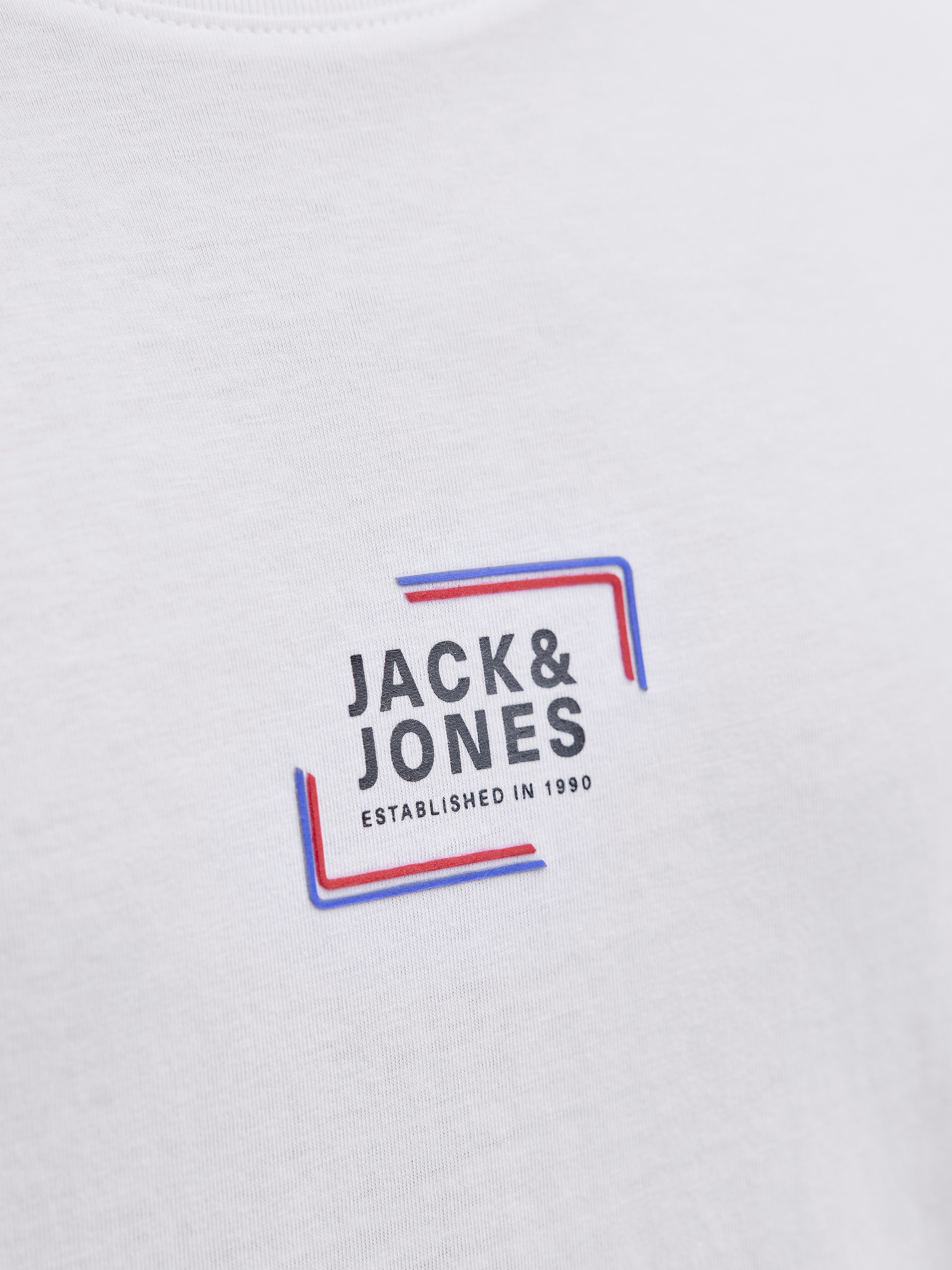 Jack & Jones Herren T-Shirts kurz White