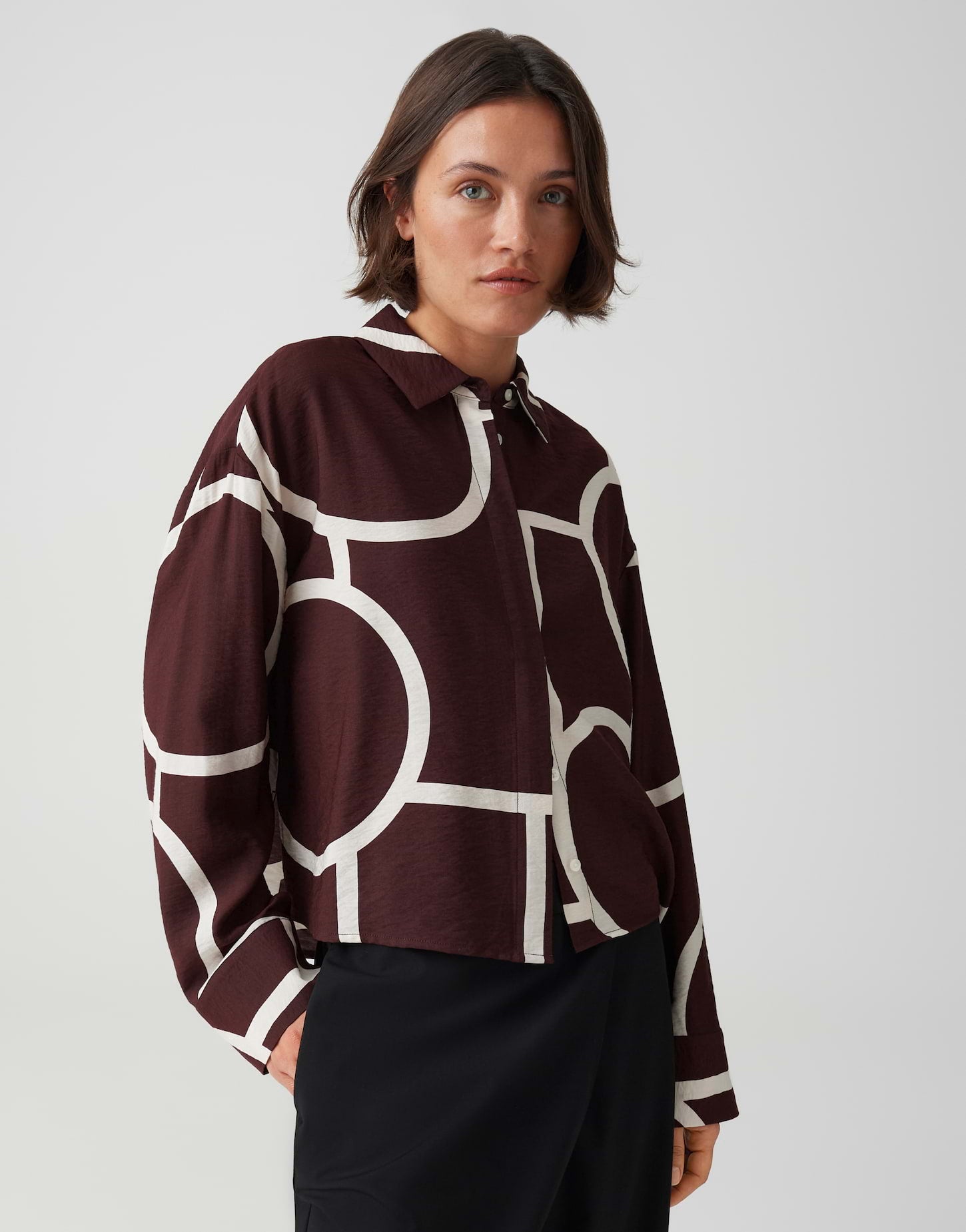 Opus Damen Blusen Cherry Jam
