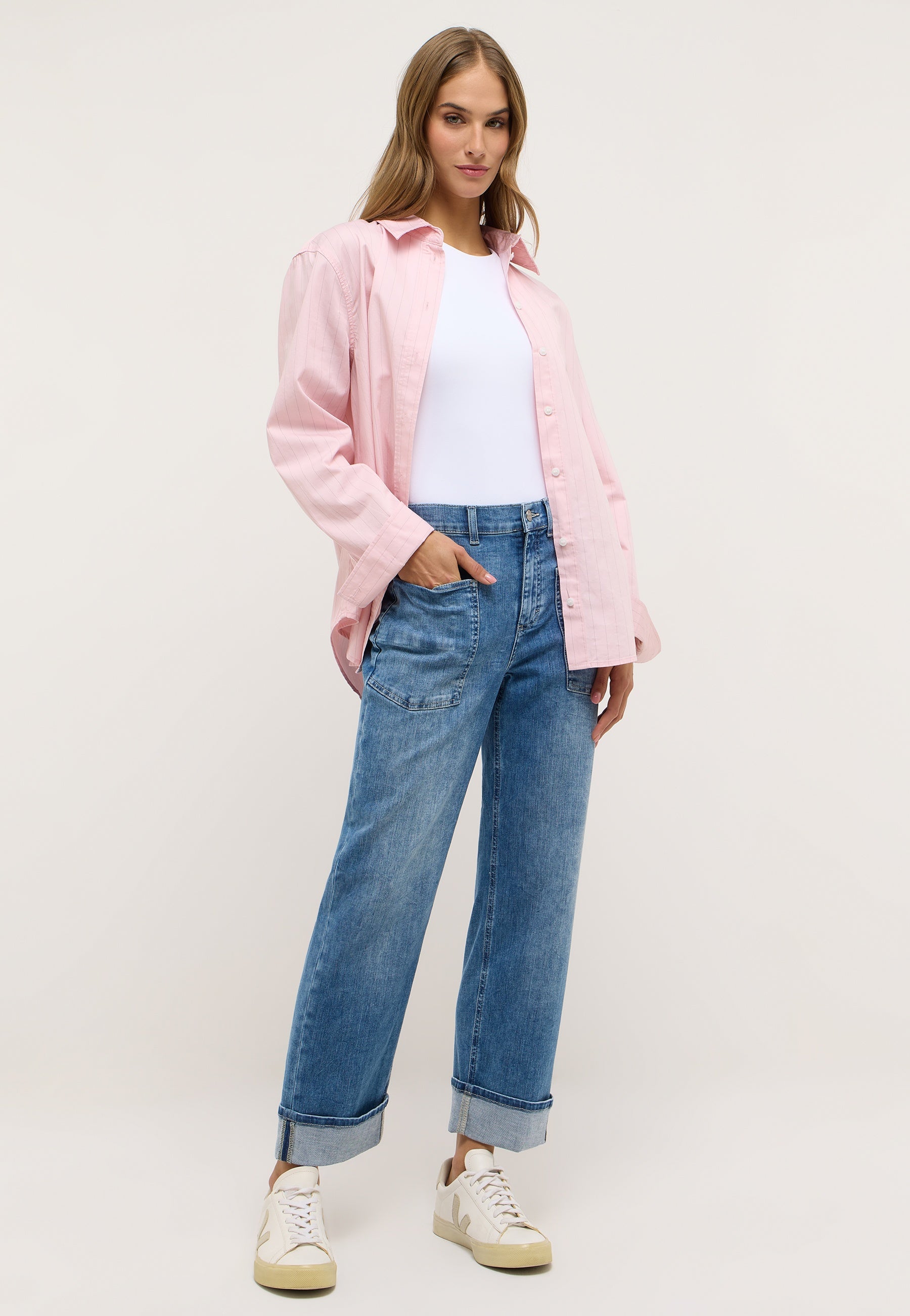 Angels Damen Jeans  Light Blue