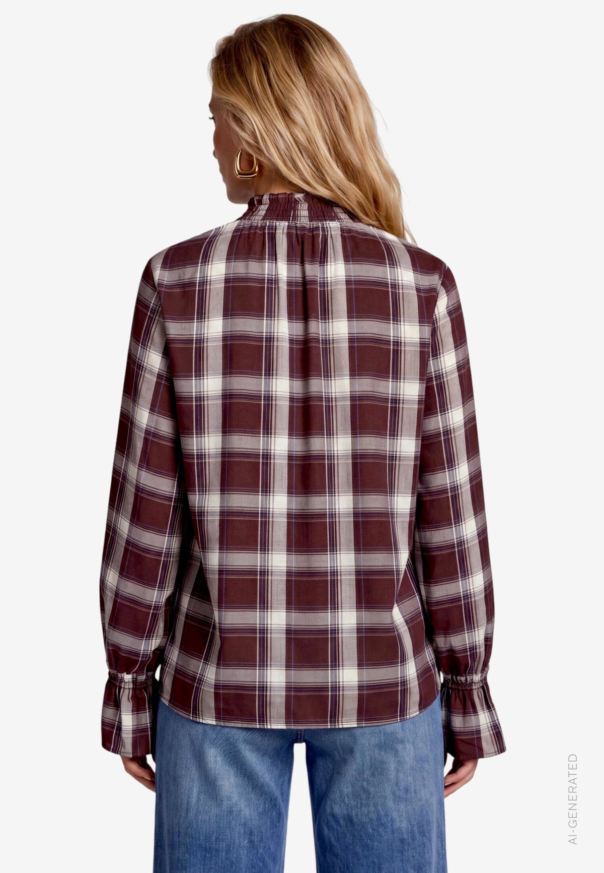 Zero Damen Blusen Brown/Beige