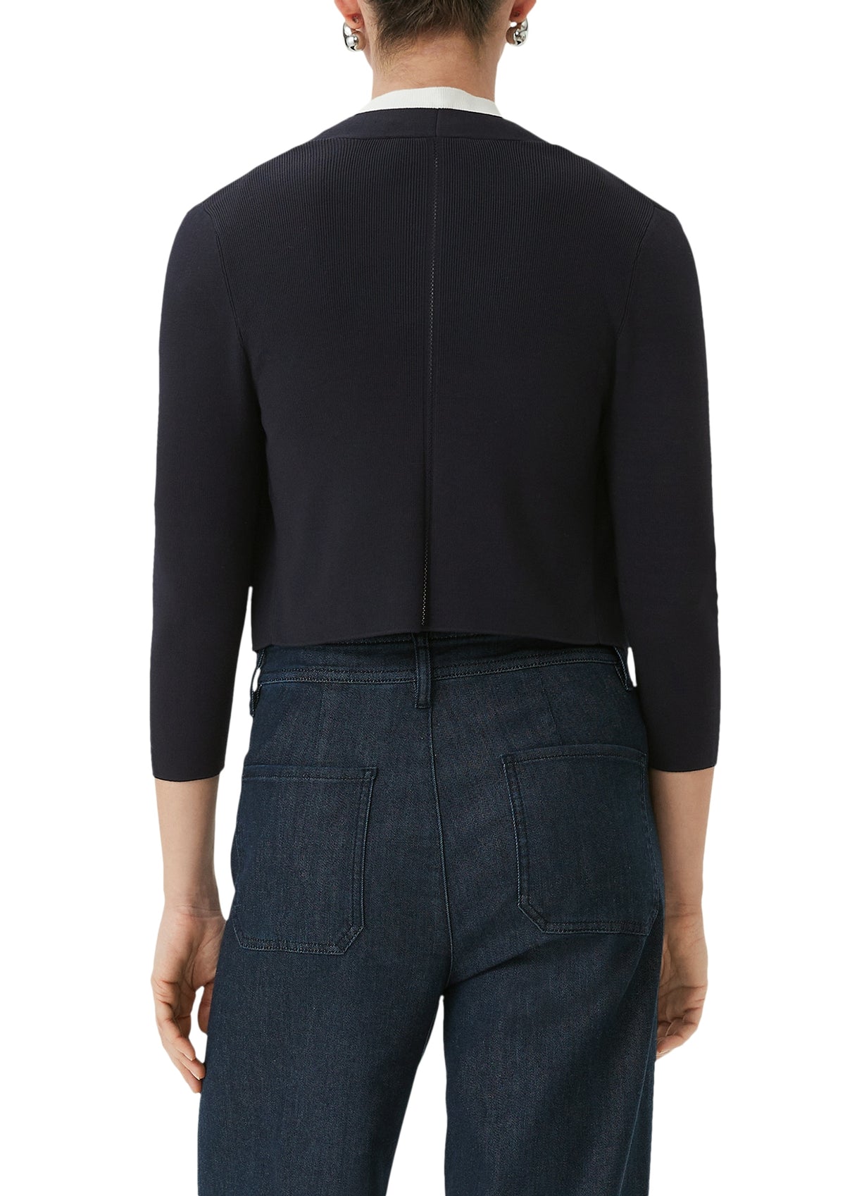Comma Damen Strickjacken Blue