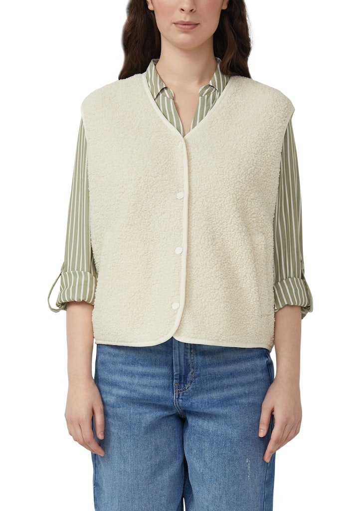 S. Oliver red Damen Indoorwesten Brown