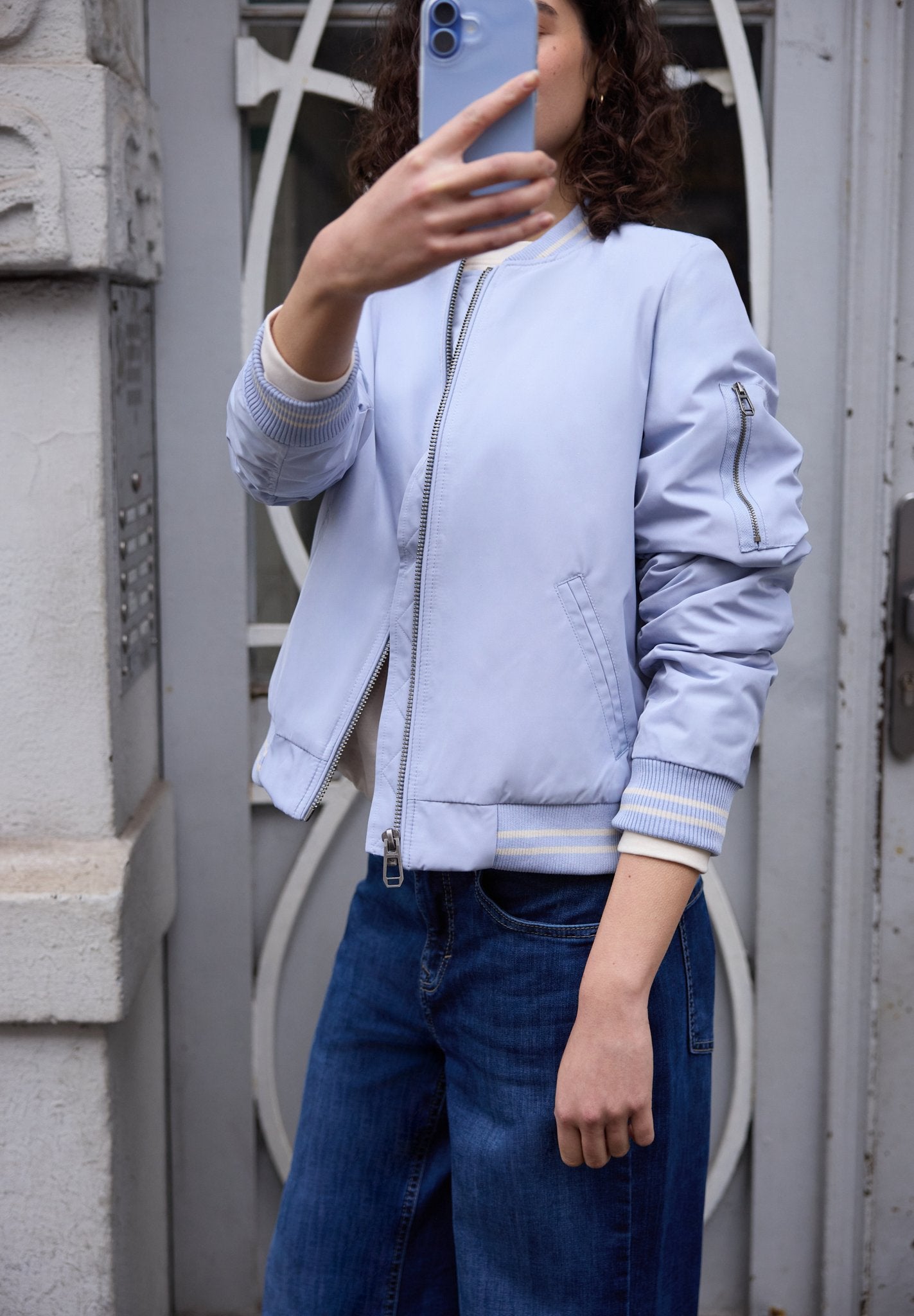 Street One Studio Damen Jacken  Sky Laven