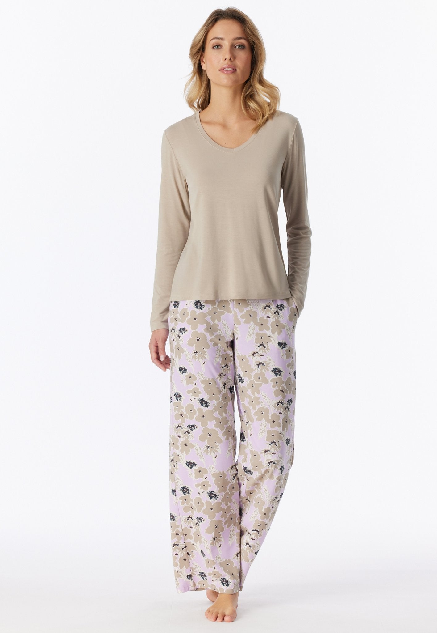 Schiesser Oberteil Bright Taupe