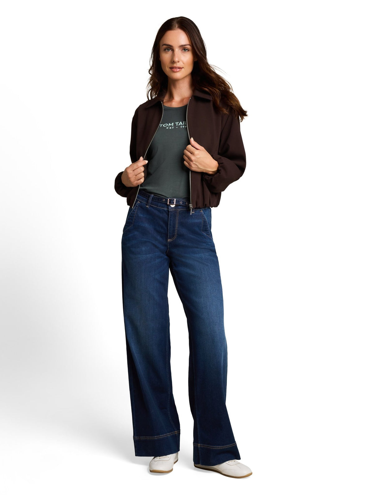Tom Tailor Damen Jeans Clean Dark Ston