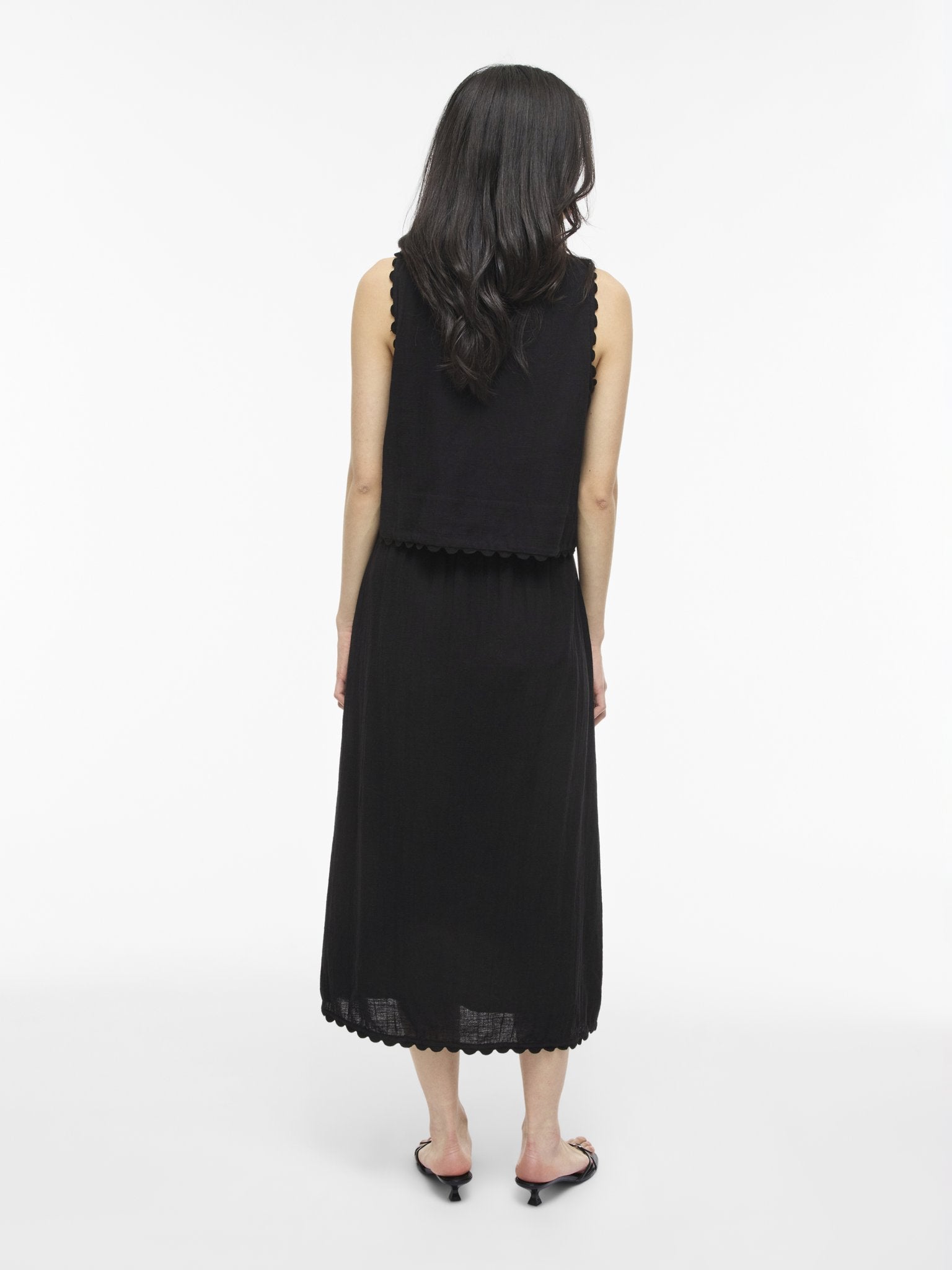 Vila Damen Rock Black Beauty