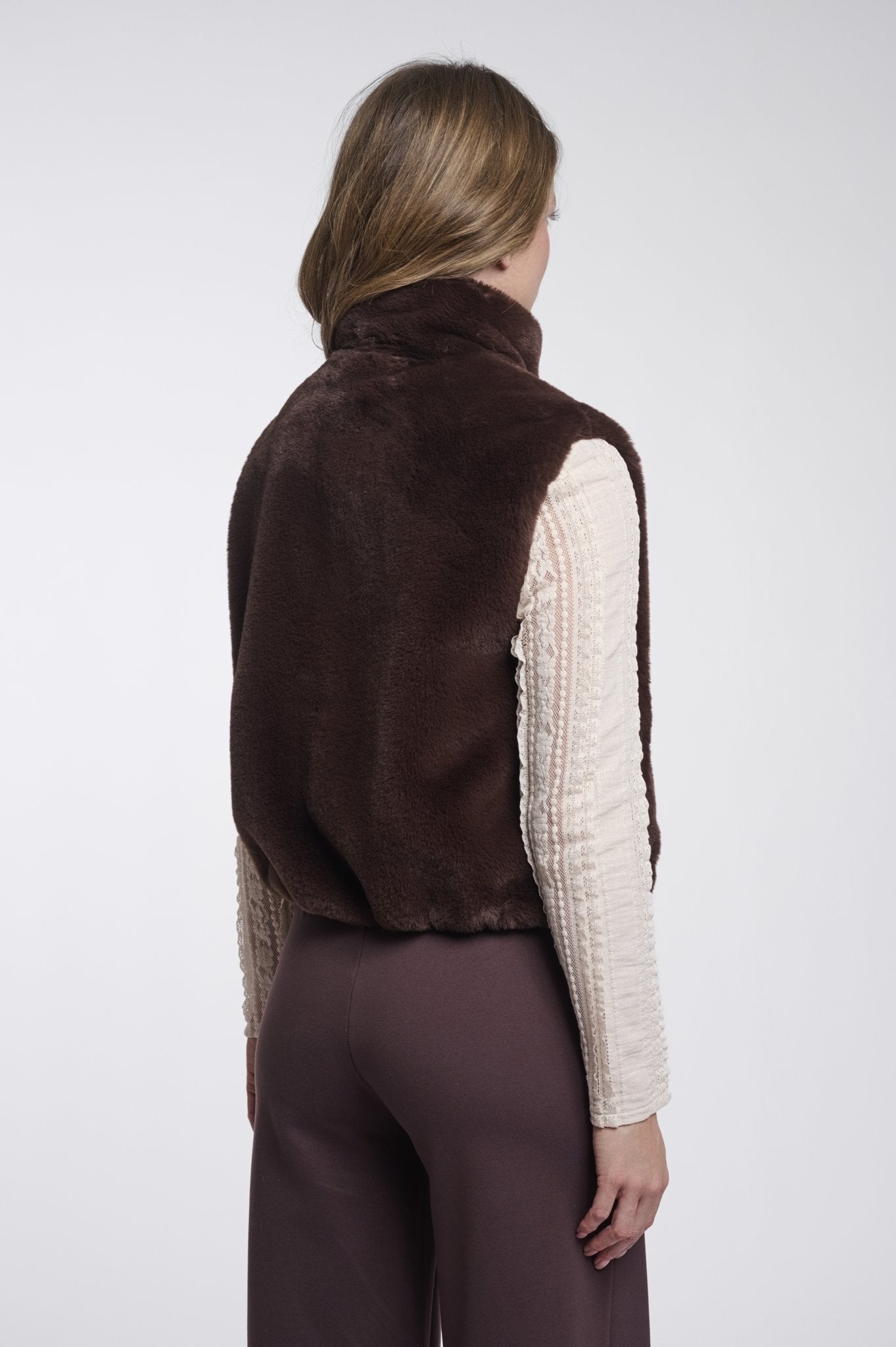 Rino & Pelle Damen Indoorwesten  Coffee Ro