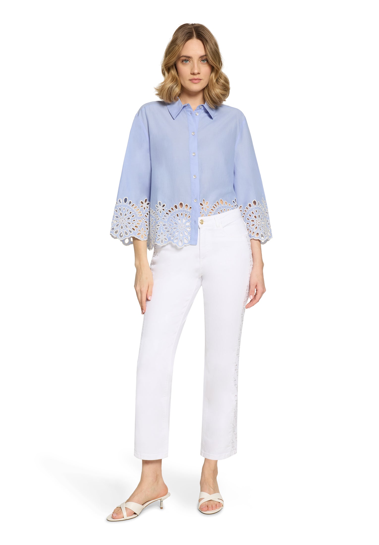 Cartoon Damen Blusen Blue Heron