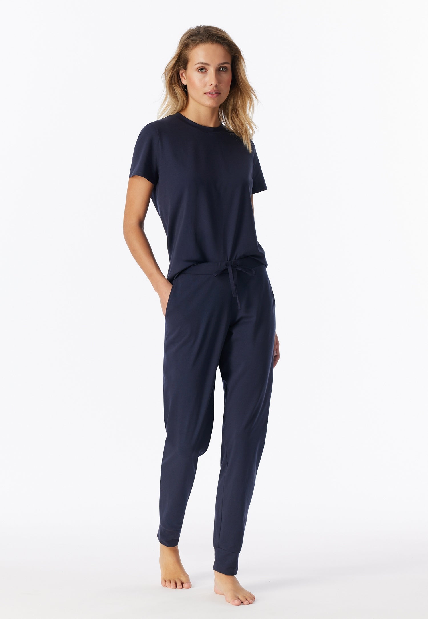 Schiesser Hose Deep Blue