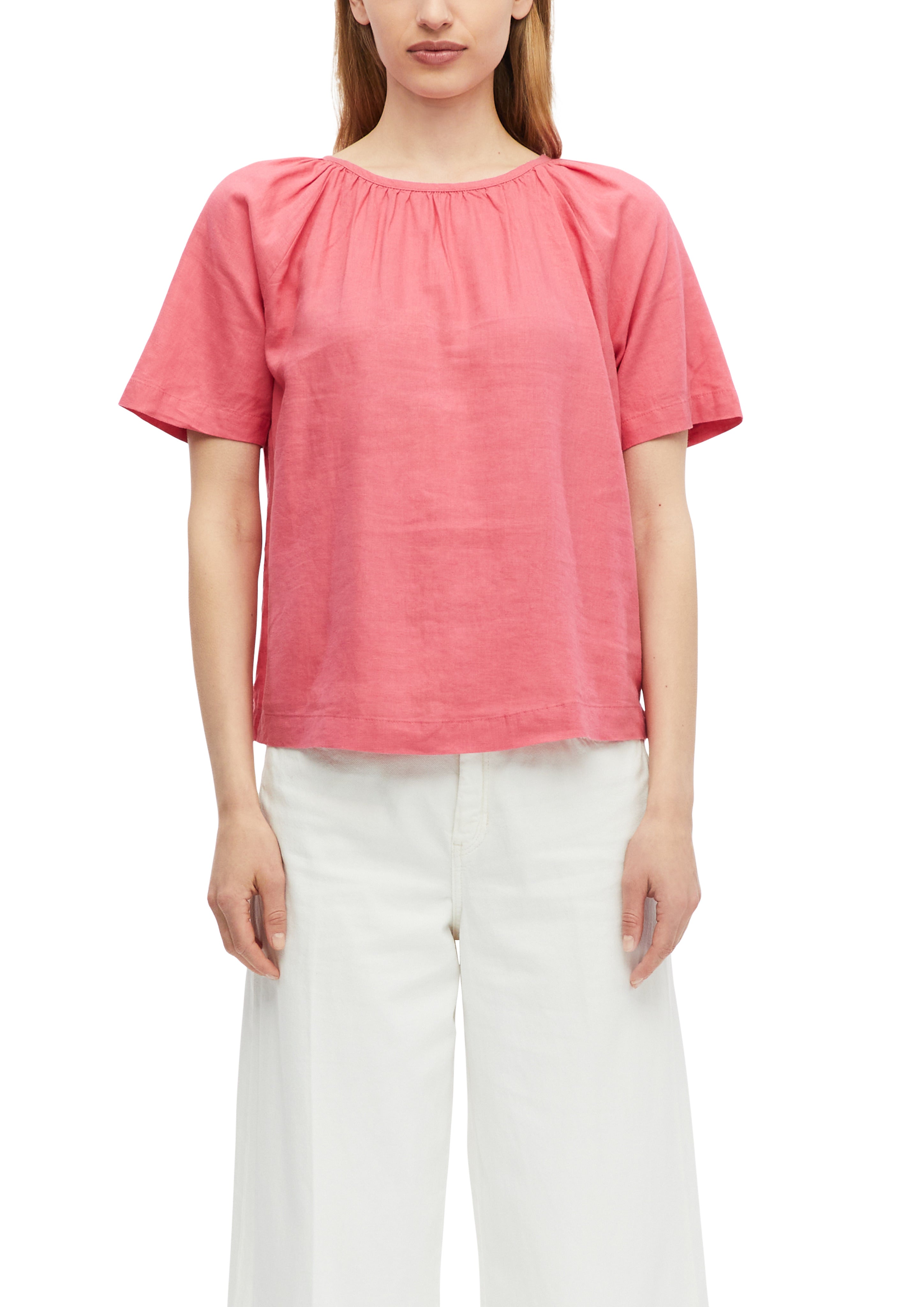 S. Oliver red Damen Blusen kurz Lilac/Pink