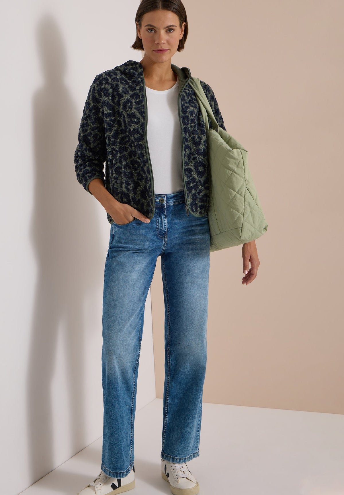 Cecil Damen T-Shirts Dried Oli