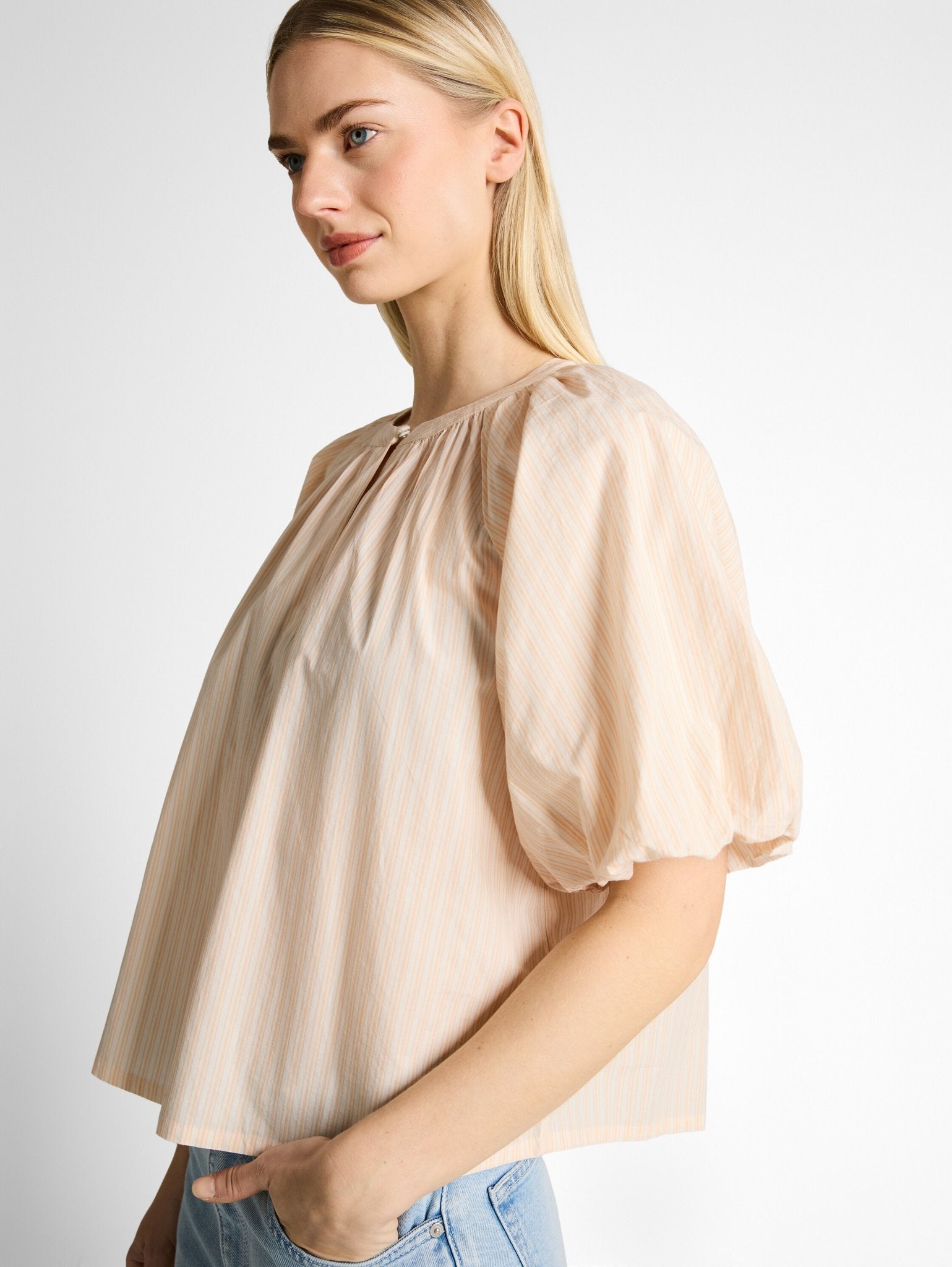 Tom Tailor denim Damen Blusen White Apricot I