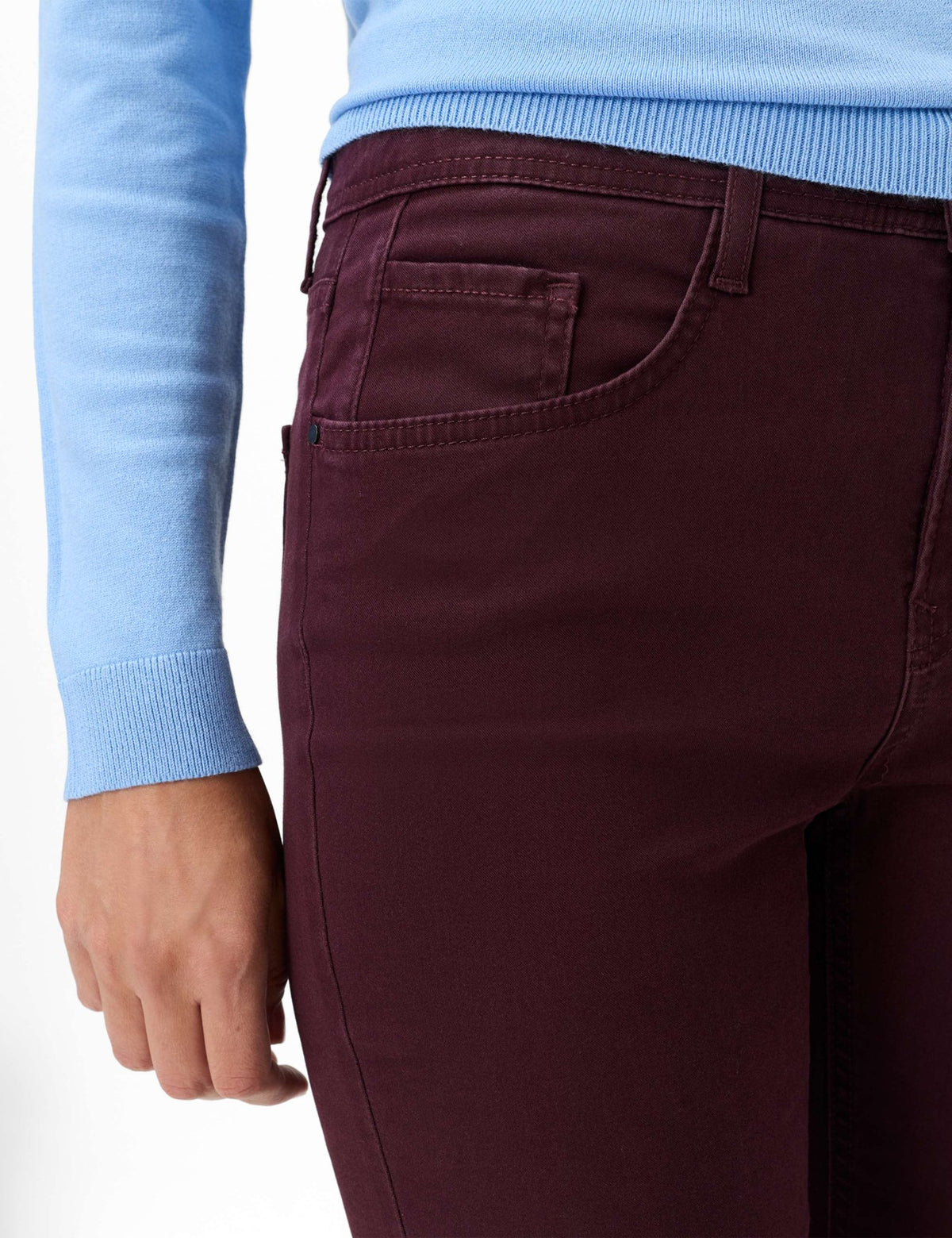 Brax Damen Hosen Blackberry Viol