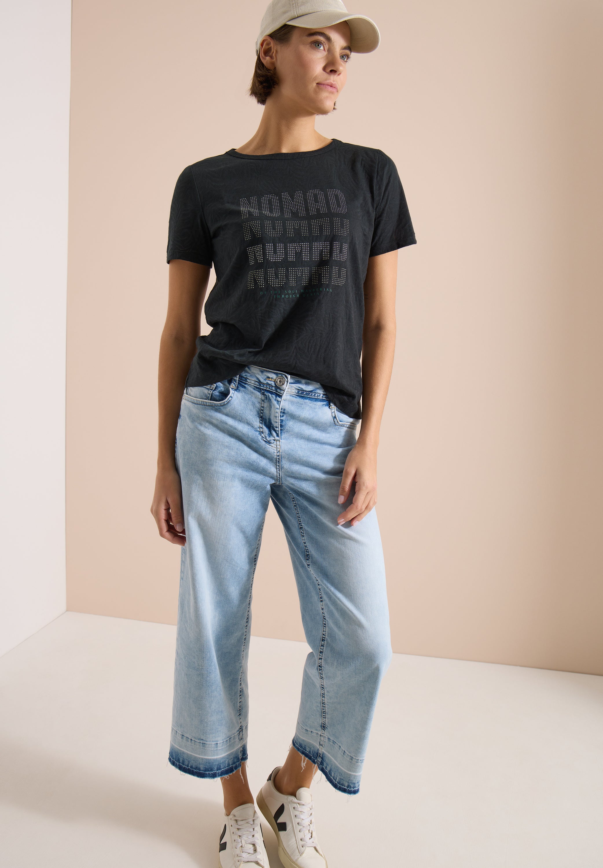 Cecil Damen T-Shirts Palm Bree
