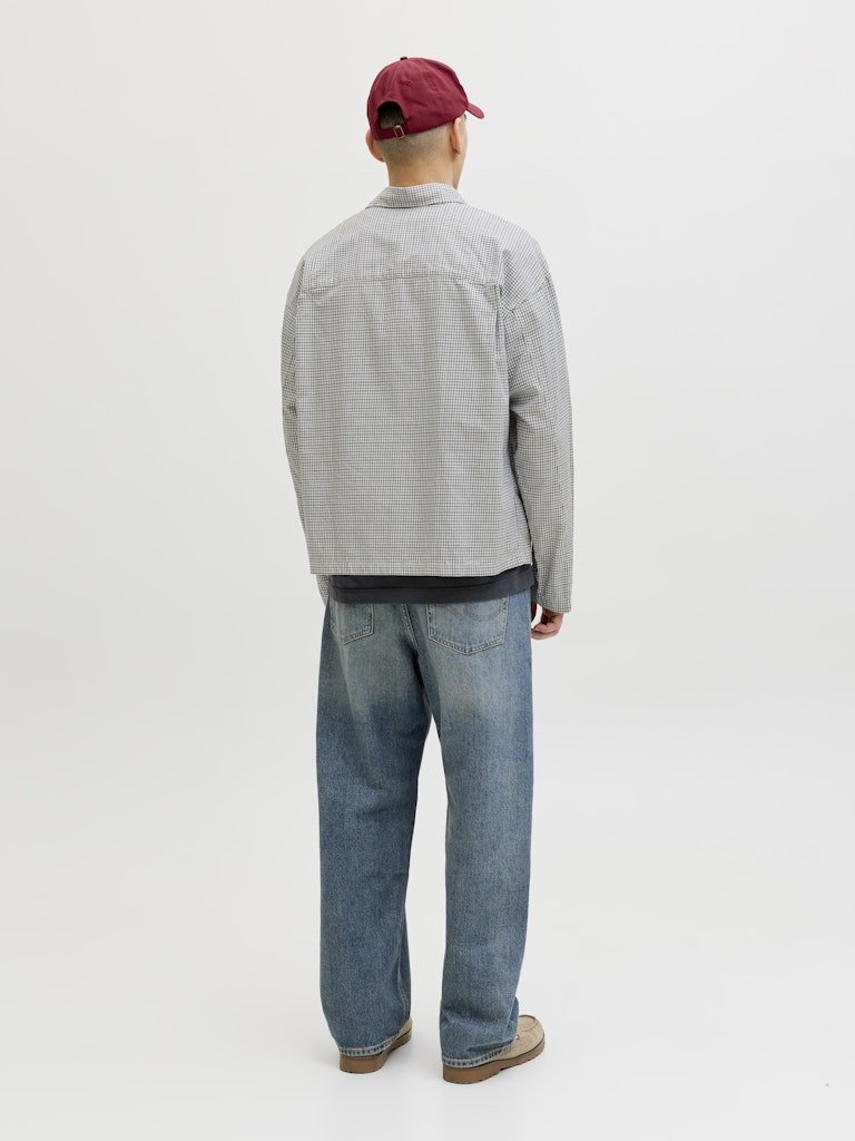 Jack & Jones Herren Hemden lang Odyssey Gray/Ch