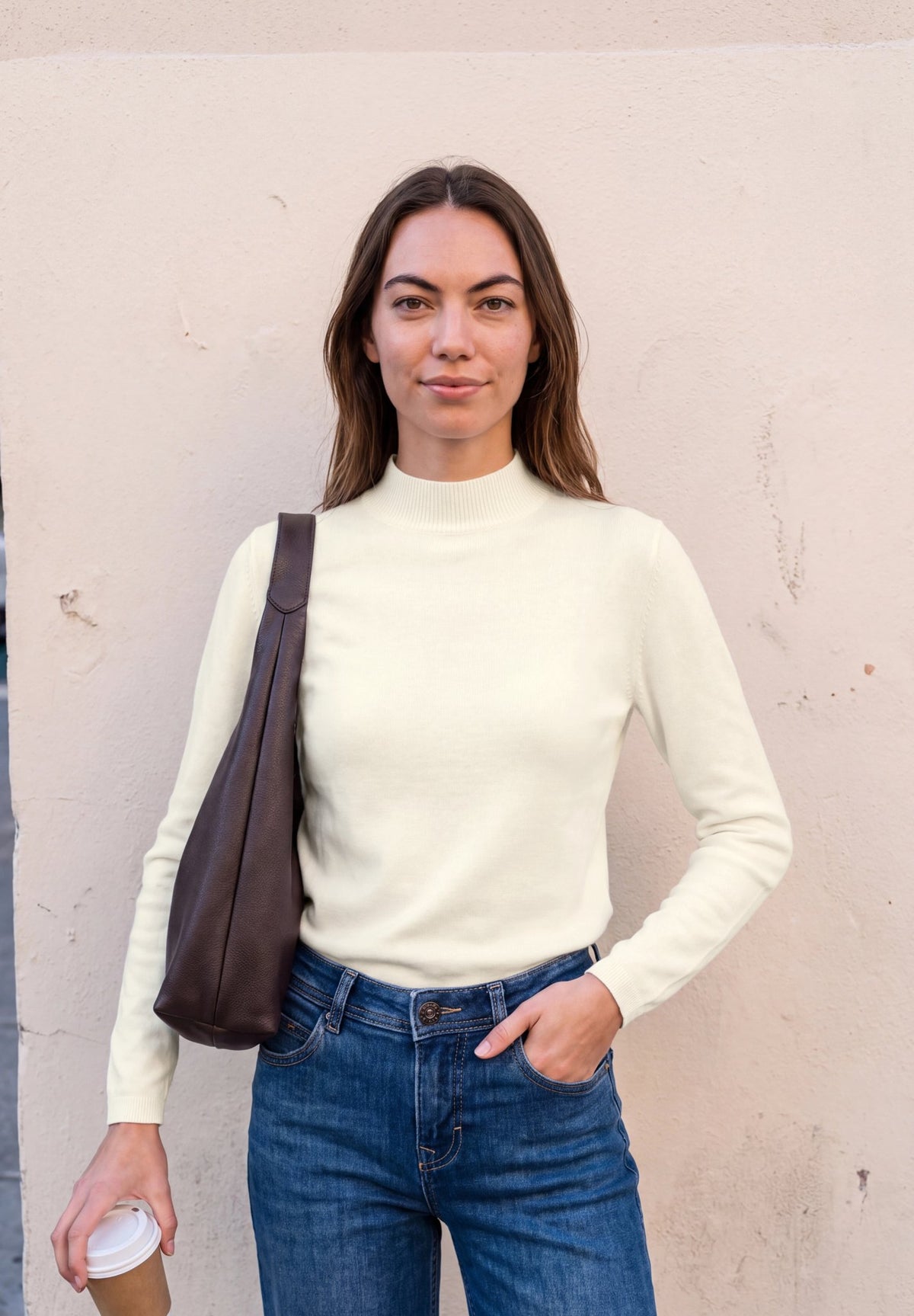 Street One Studio Damen Pullover  Off White